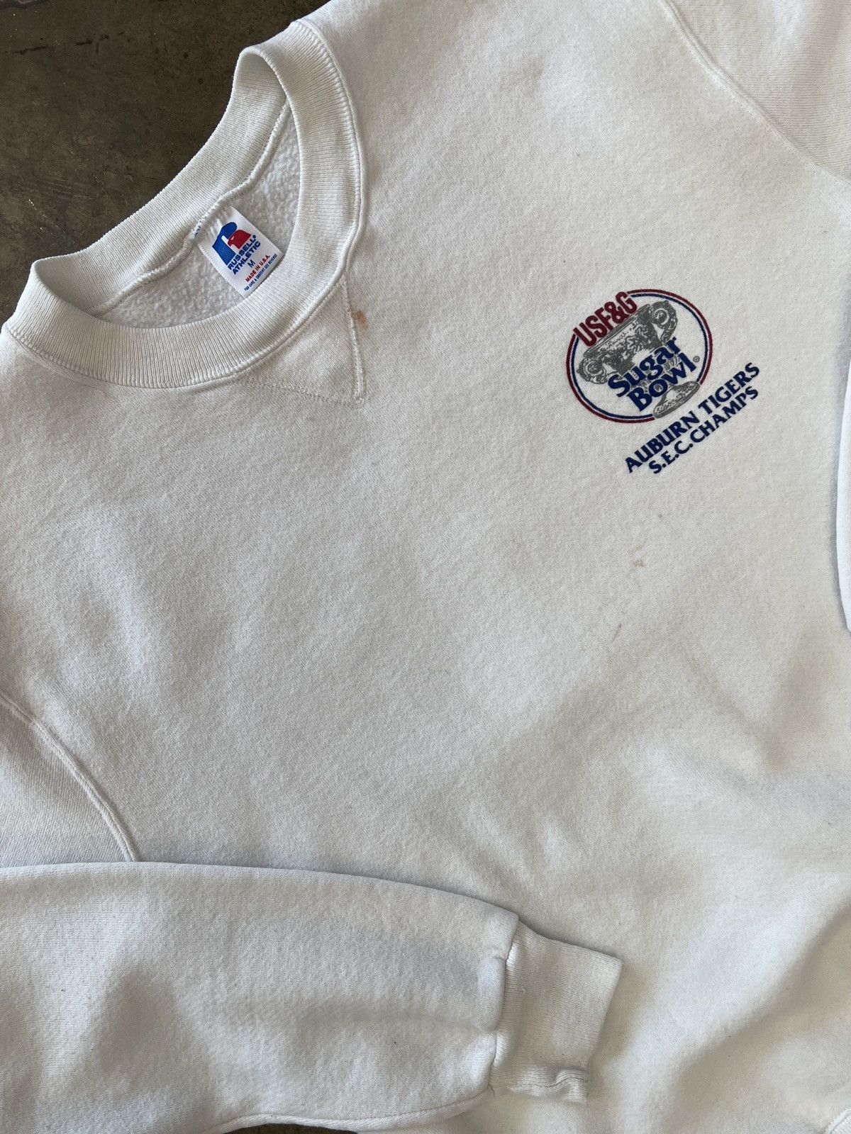 NCAA × Vintage Vintage 1988 Sugar Bowl Auburn vs. Syracuse Crewneck Medium Size US M / EU 48-50 / 2 - 4 Thumbnail