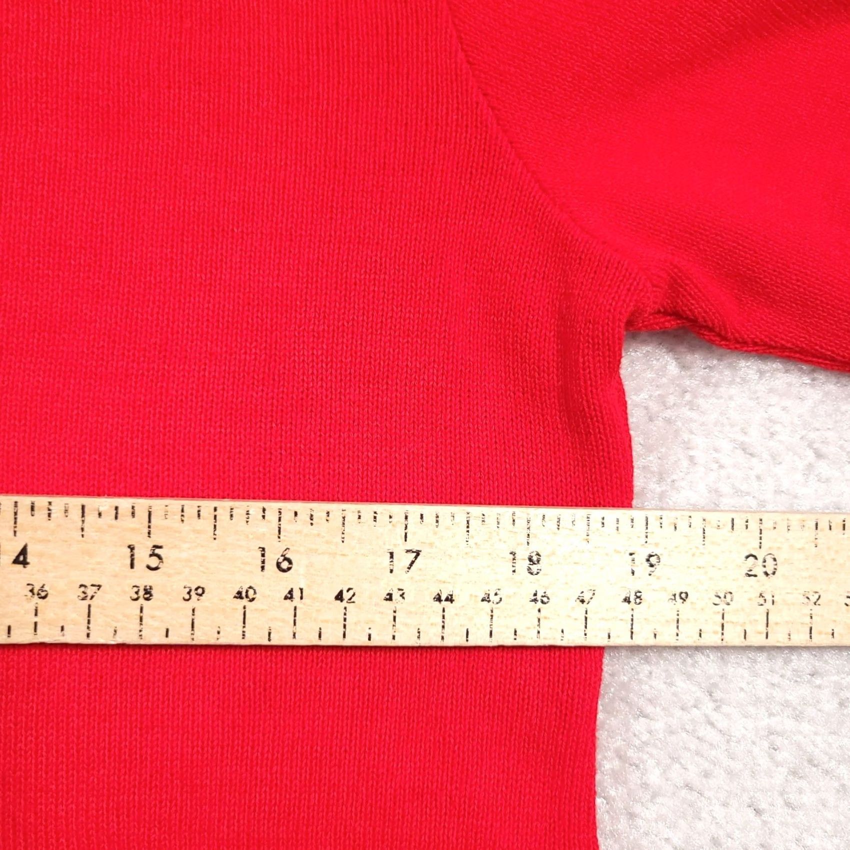 Vintage VINTAGE Southern Lady Short Sleeve Sweater Womens Large Red Knit Embroidered USA Size M / US 6-8 / IT 42-44 - 7 Thumbnail