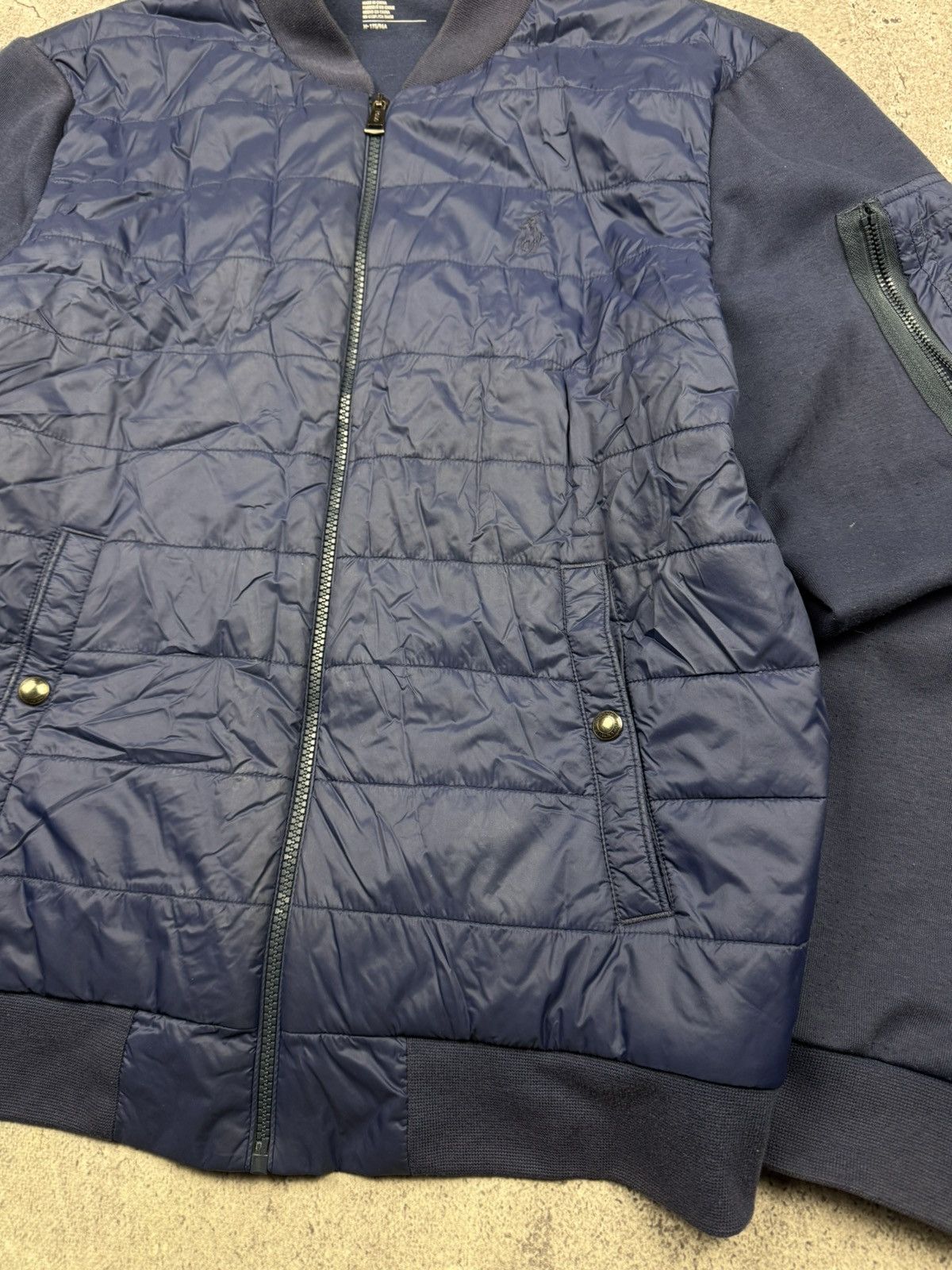 Polo Ralph Lauren Vintage Polo Ralph Lauren Y2K Down Bomber Jacket Old Money Size US M / EU 48-50 / 2 - 5 Thumbnail