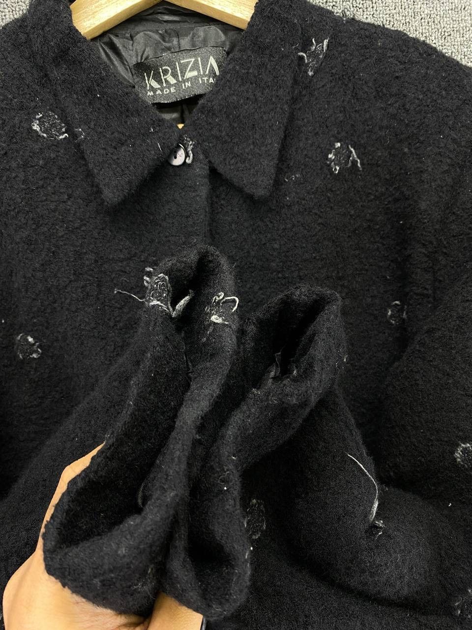Krizia Uomo Vintage Krizia Uomo Wool Cardigan Rare Jacket Size L / US 10 / IT 46 - 11 Thumbnail