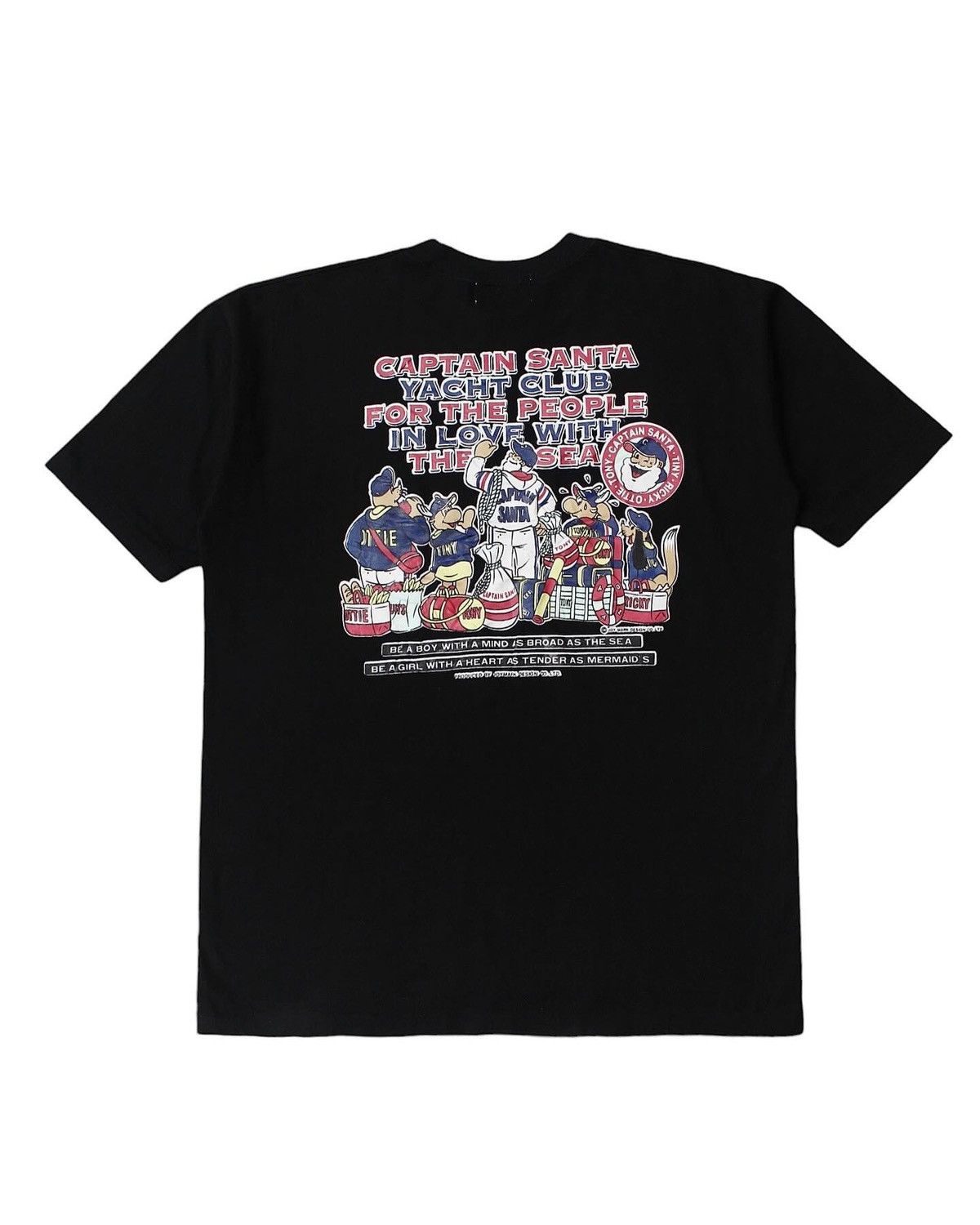 Japanese Brand × Vintage 1990S CAPTAIN SANTA YACHT CLUB SINGLE STITCH Size US L / EU 52-54 / 3 - 2 Thumbnail