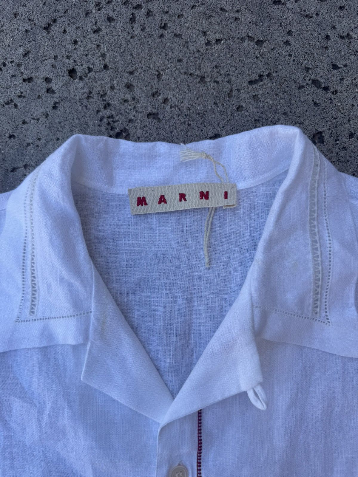 Marni Marni Reconstructed Button Up Shirt Size US XL / EU 56 / 4 - 2 Thumbnail