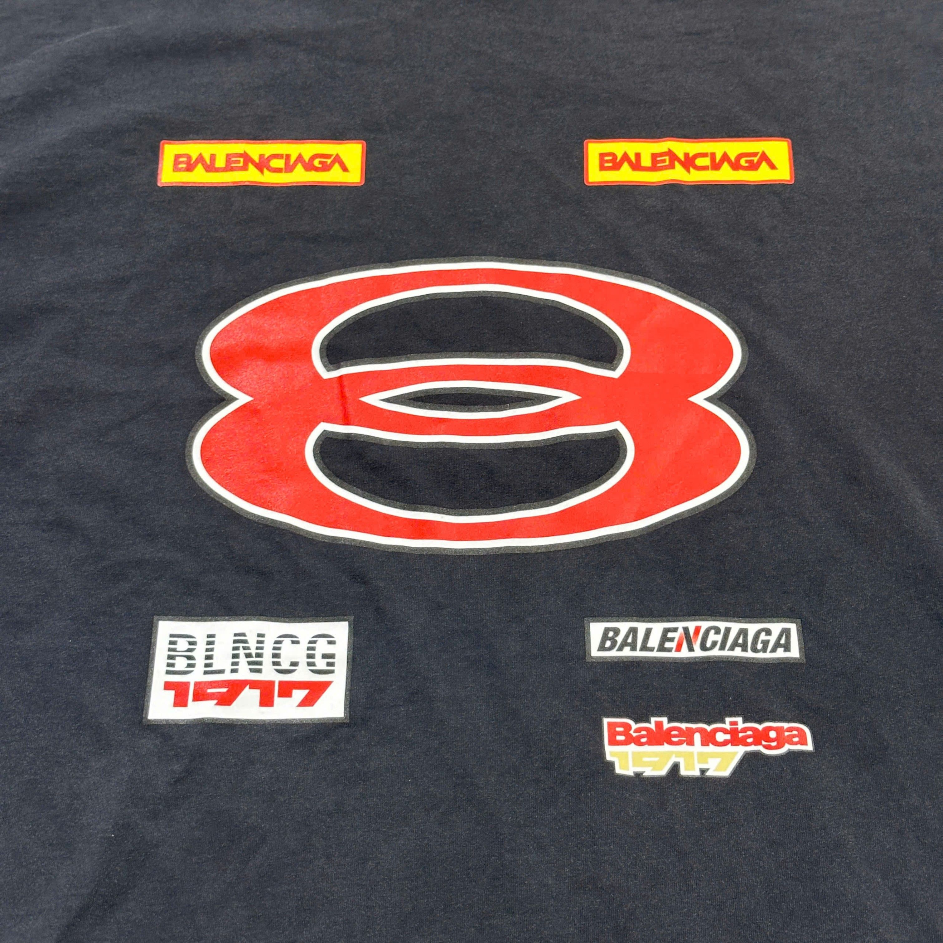 Balenciaga BALENCIAGA Men's Sponsor T Shirt Oversized Size US S / EU 44-46 / 1 - 3 Thumbnail