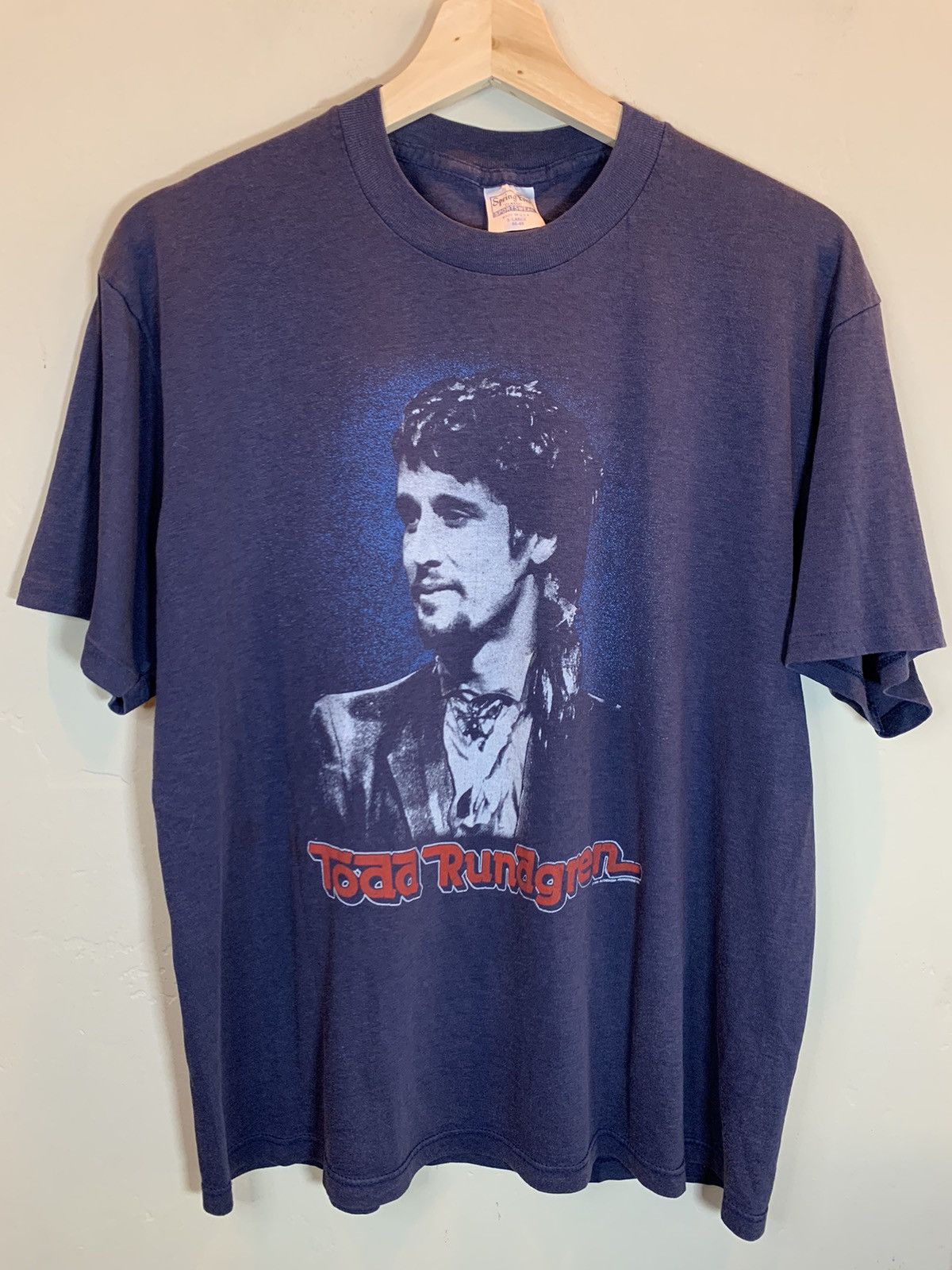 Band Tees × Vintage *RARE* Vintage 1986 Todd Rundgren Wonder Tour Art Band Shirt Size US XL / EU 56 / 4 - 1 Thumbnail