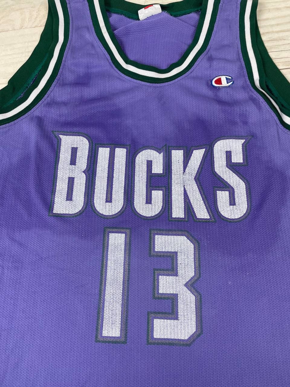Champion Vintage Champion Milwaukee Bucks Robinson #13 NBA Jersey Size US XL / EU 56 / 4 - 4 Thumbnail