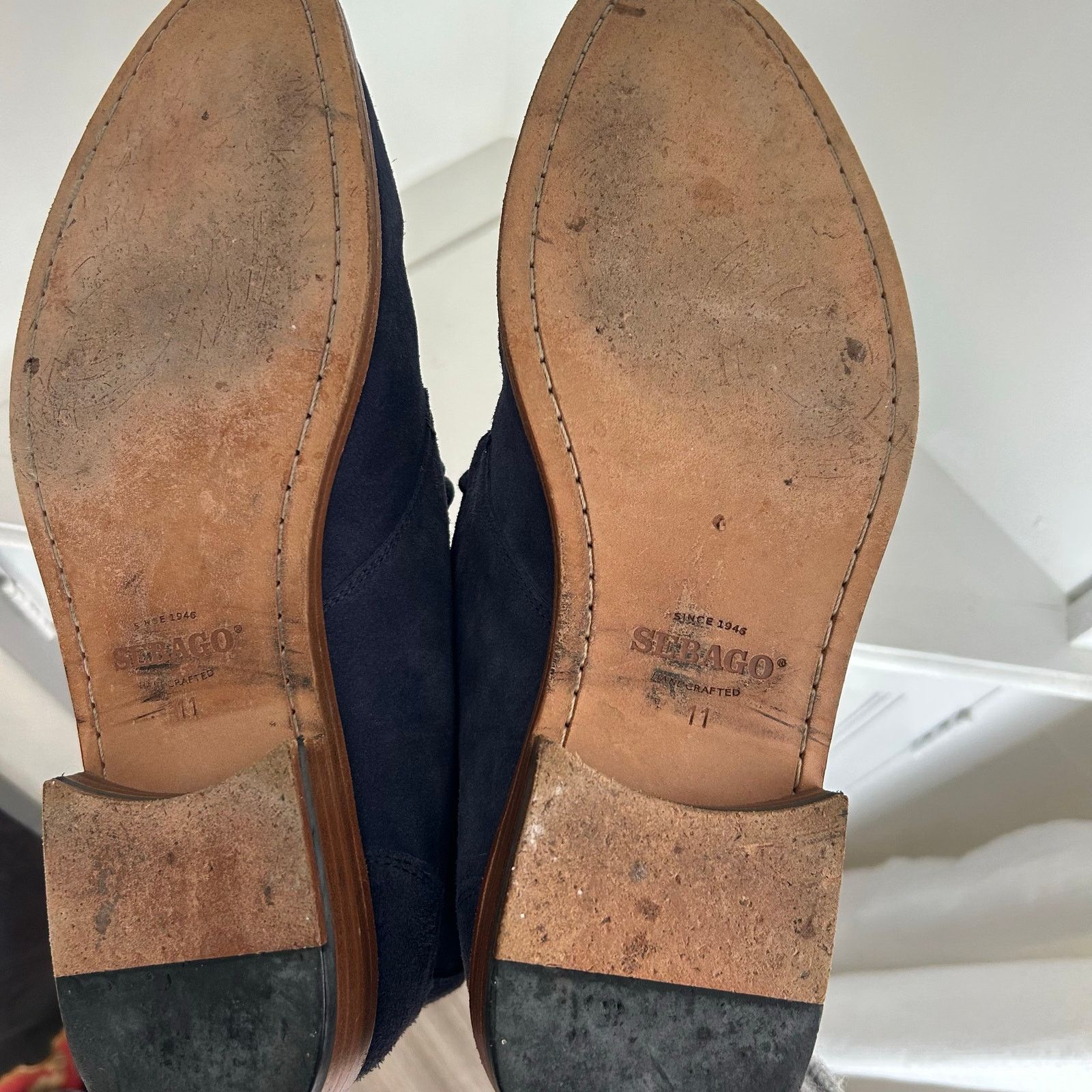 Sebago Men’s navy suede Sebago chukka boots Size US 11 / EU 44 - 6 Thumbnail