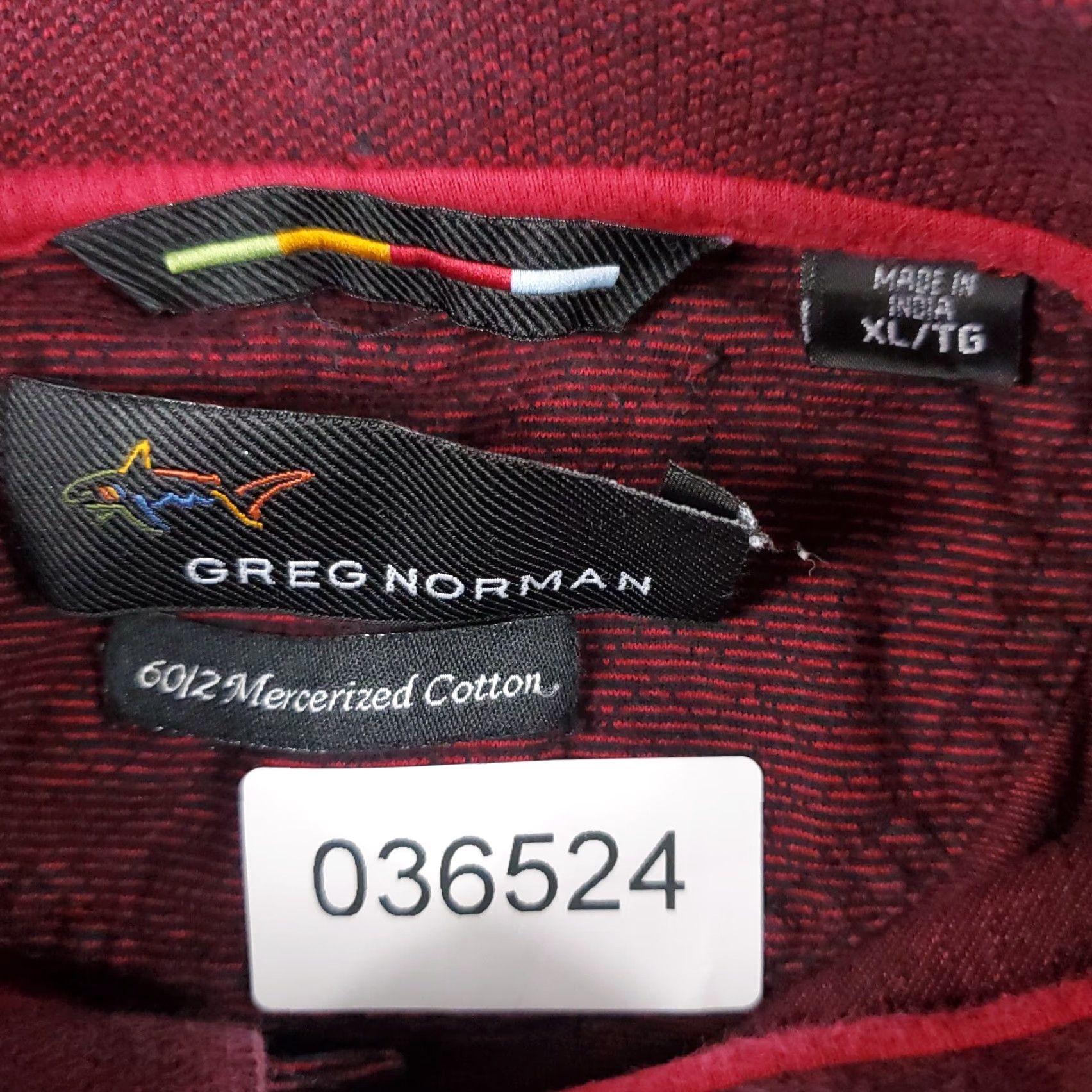 Vintage Greg Norman Red XL Cotton Polo Shirt Mens Short Sleeve Golf Casual Size US XL / EU 56 / 4 - 7 Thumbnail