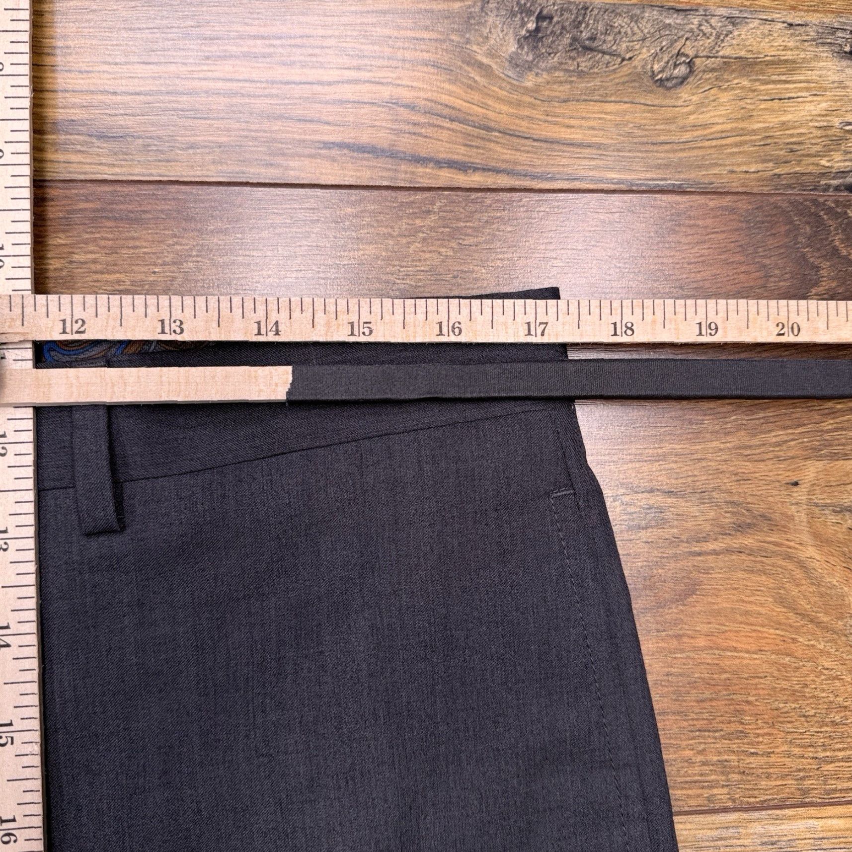 Ralph Lauren Lauren Ralph Lauren Mens Dress Pants 34x32 Gray Flat Front Size US 34 / EU 50 - 7 Thumbnail