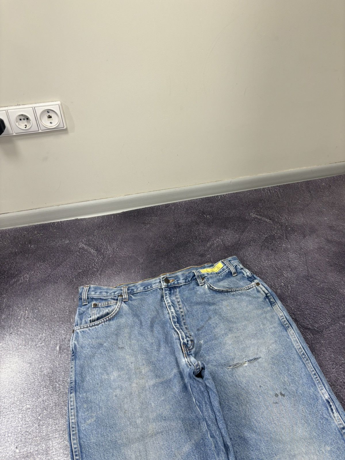 Dickies Vintage Dickies Y2K Faded Blue Denim Work Hype Baggy Jeans Size US 38 / EU 54 - 10 Thumbnail