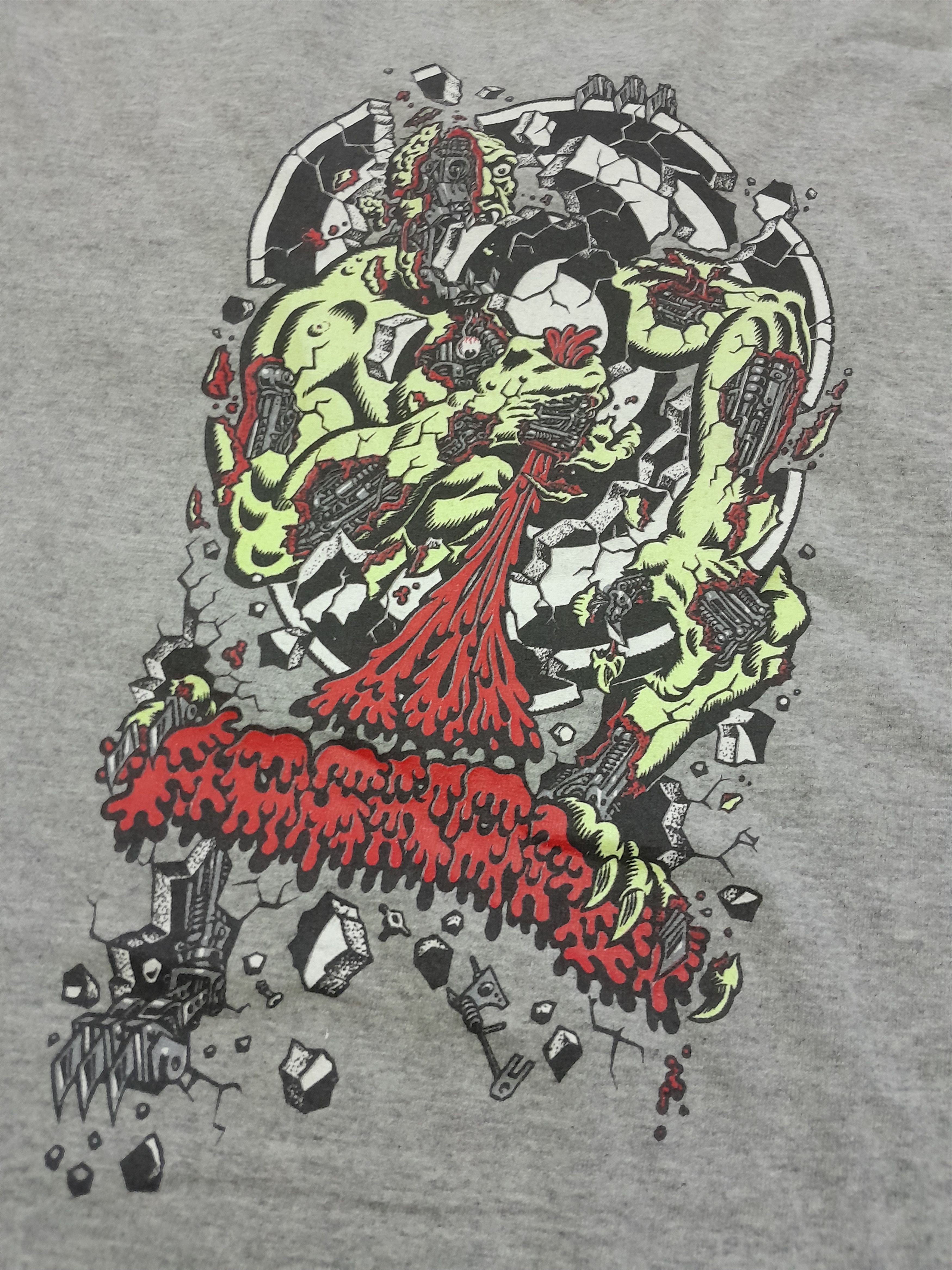 Santa Cruz Skateboards Rob roskopp design NHS skateboards tee Size US L / EU 52-54 / 3 - 3 Thumbnail
