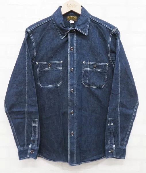 Freewheelers Freewheelers Indigo Denim Shirt Size US M / EU 48-50 / 2 - 1 Thumbnail