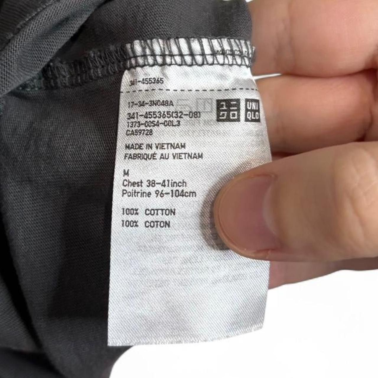 Uniqlo Uniqlo Supima Grey Blank Tee - M Size US M / EU 48-50 / 2 - 3 Thumbnail