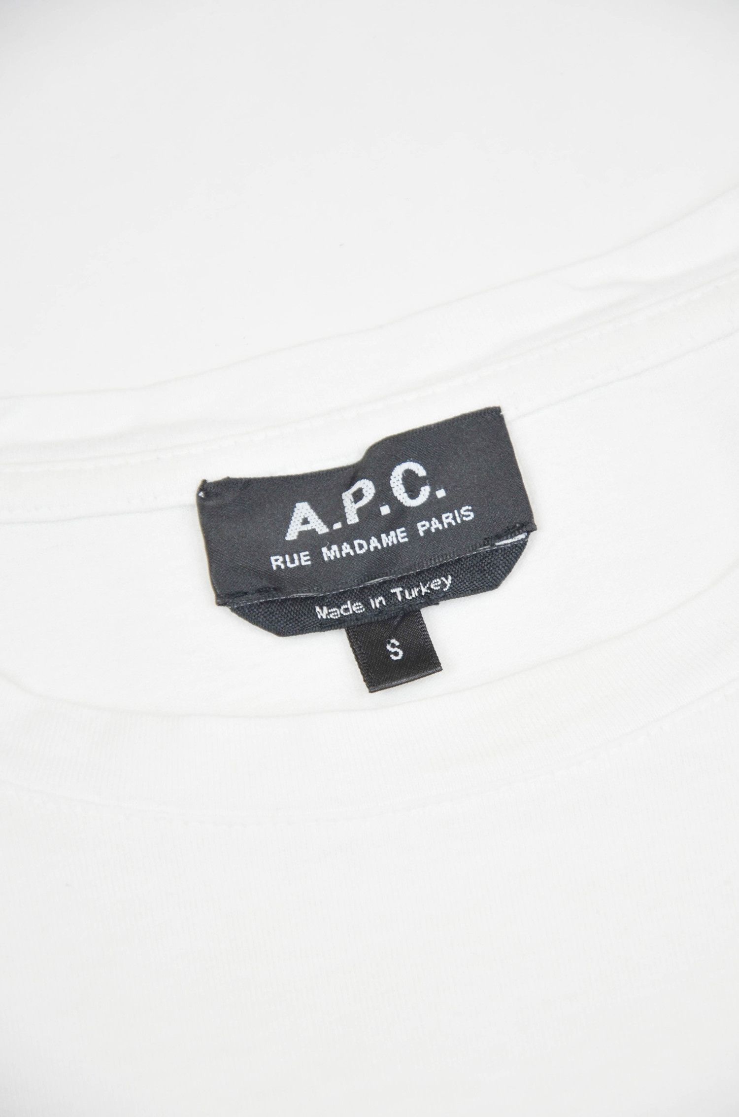 A.P.C. A.P.C. White T-Shirt with Print - S Size US S / EU 44-46 / 1 - 7 Thumbnail