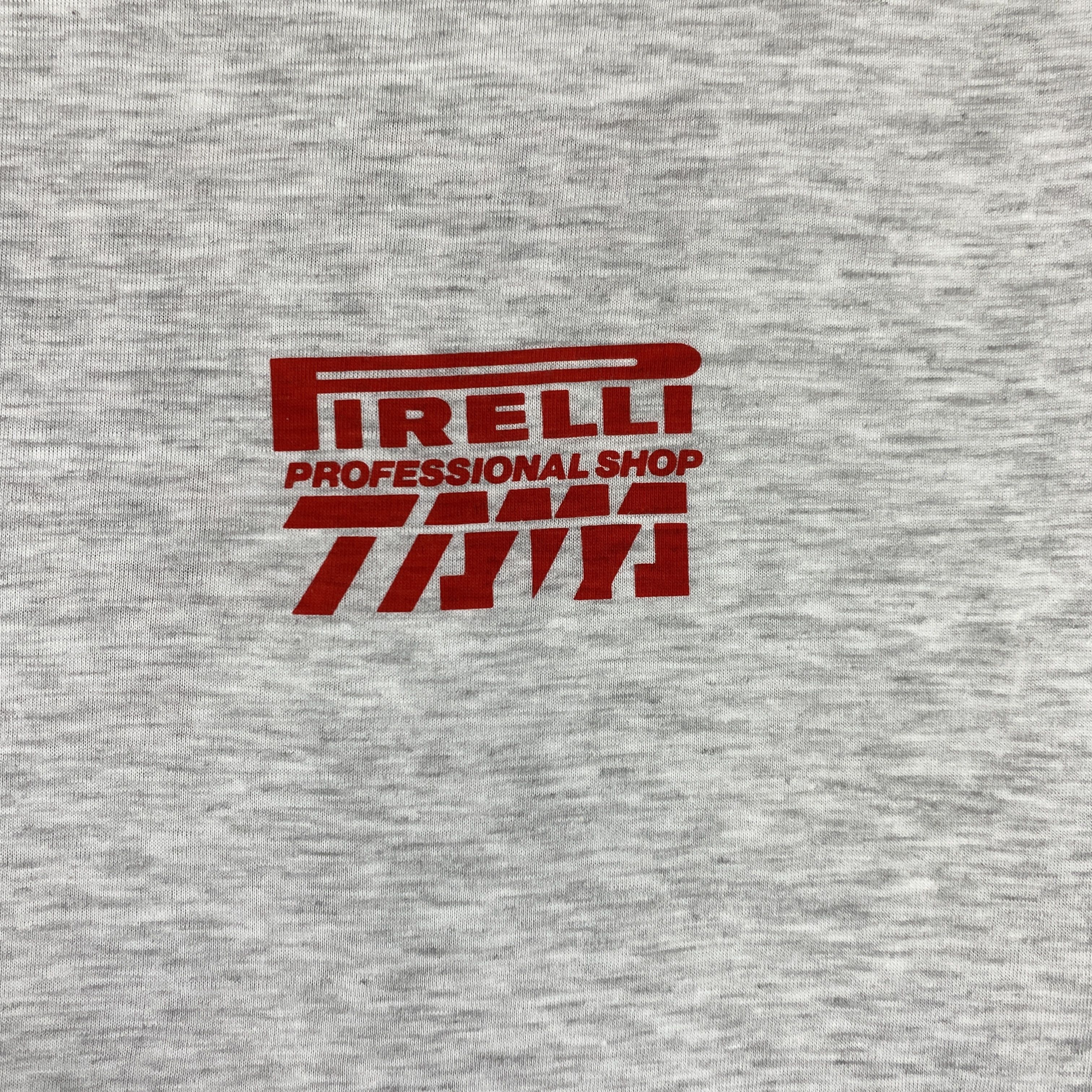 Pirelli Vintage 90's Pirelli Motorsport t-shirt- L037 Size US L / EU 52-54 / 3 - 3 Thumbnail
