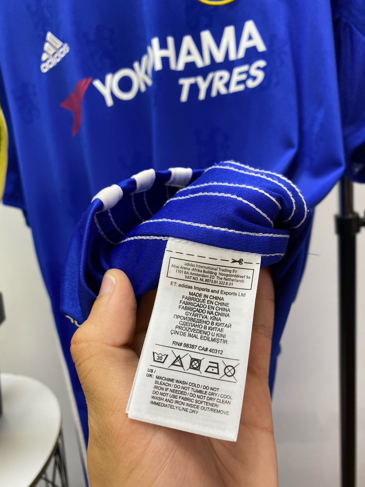 Chelsea Soccer × Vintage CHELSEA HOME 2016 2017 FOOTBALL SHIRT SOCCER JERSEY NIKE Size US XXL / EU 58 / 5 - 11 Thumbnail