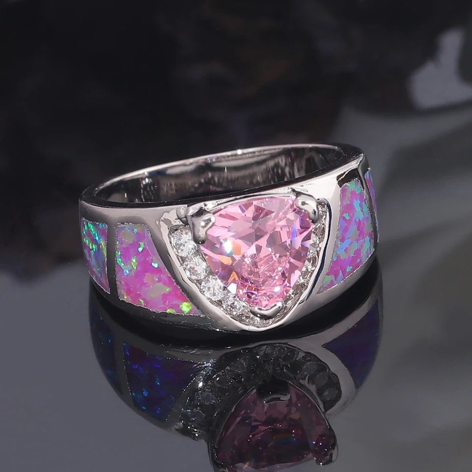 Jewelry Fire Zircon Cubic Zirconia Rings Size ONE SIZE - 2 Thumbnail