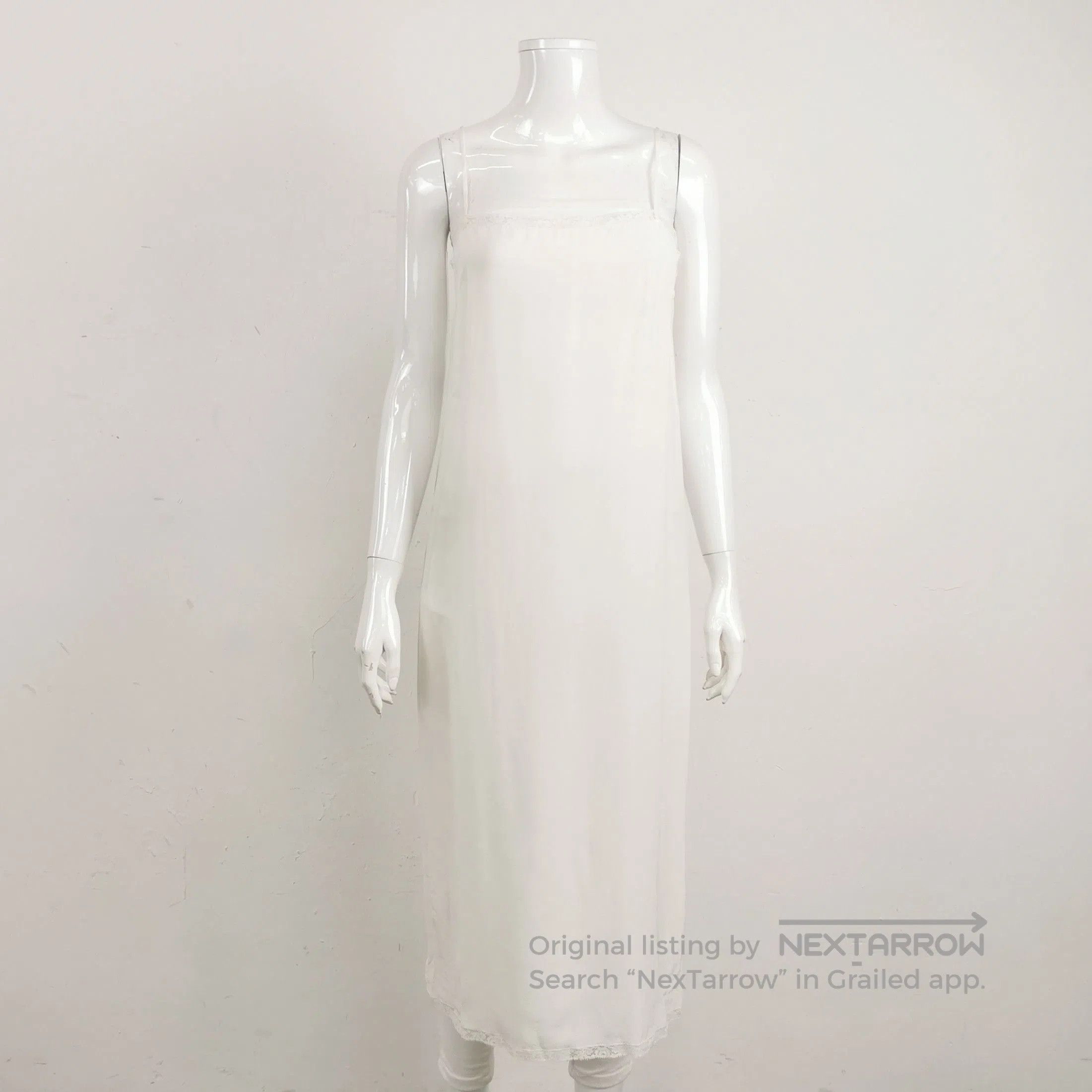 Prada Prada Striped Silk Waist Detail Dress . Size S / US 4 / IT 40 - 2 Thumbnail