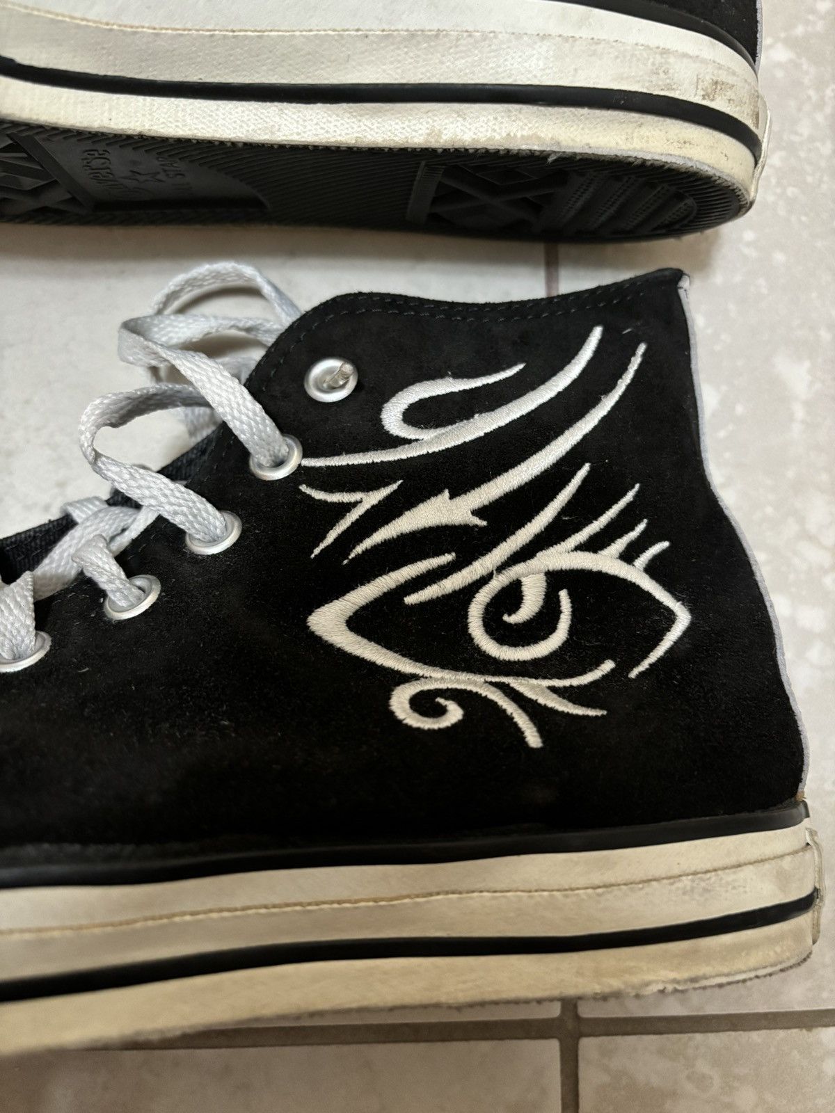 Converse Rare Vintage 90s Dennis Rodman Converse All Star Suede shoes Size US 9 / EU 42 - 9 Thumbnail