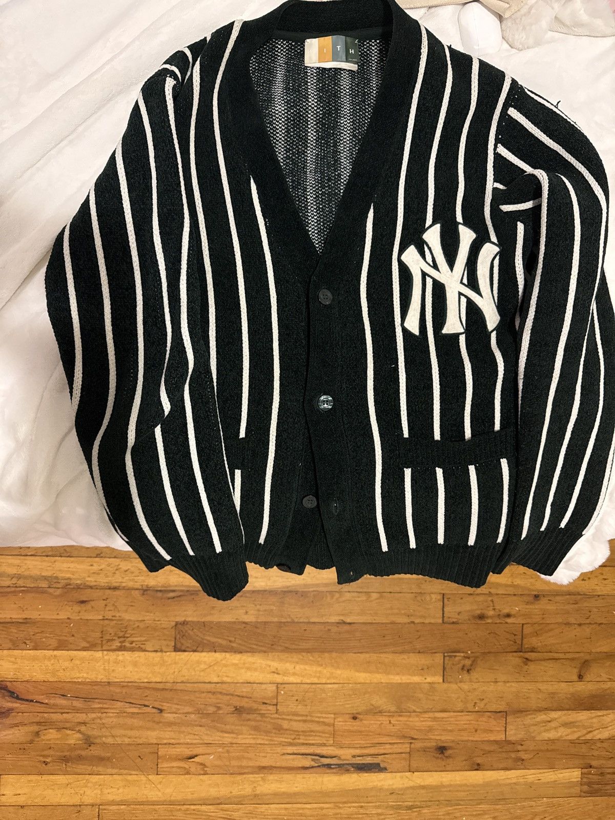 FW 21 Yankee Pinstripe Cardigan