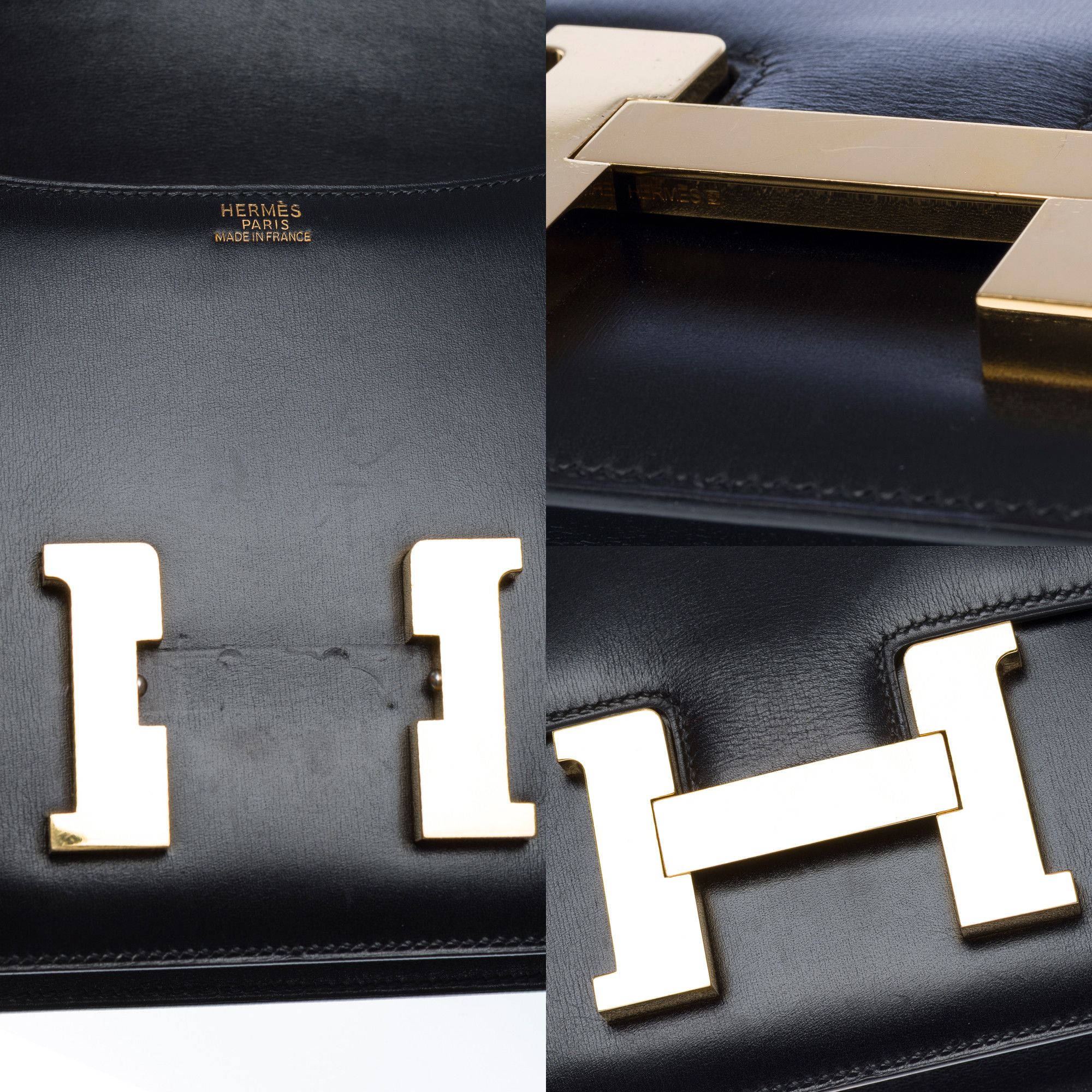 Hermes HERMES Constance Vintage in Black Leather Size ONE SIZE - 6 Thumbnail