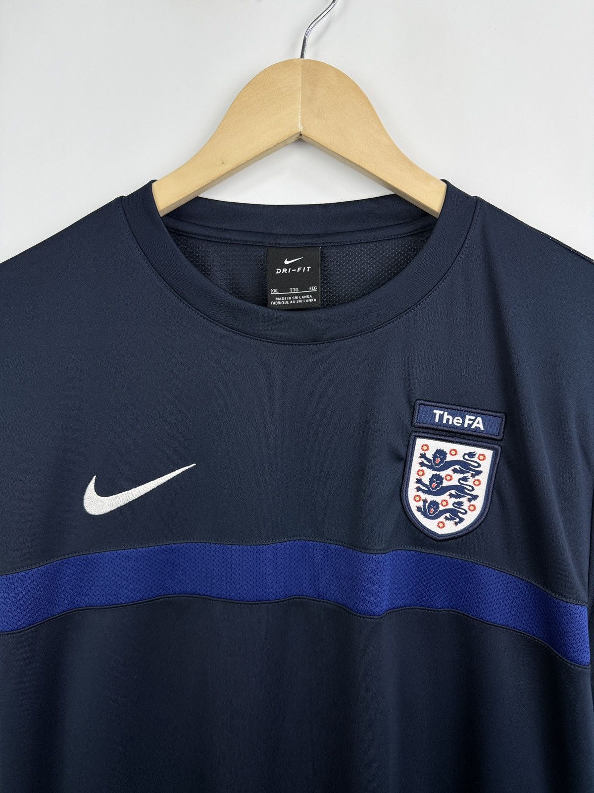 Nike 🏴󠁧󠁢󠁥󠁮󠁧󠁿 2016 Nike England The FA Soccer Training Jersey T-Shirt Size US XXL / EU 58 / 5 - 4 Thumbnail