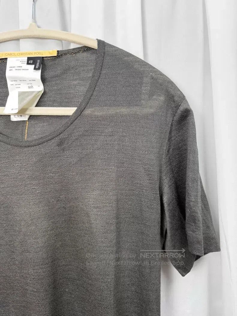 Carol Christian Poell Carol Christian Poell 08SS mesh bonded breathable short sl Size L / US 10 / IT 46 - 3 Thumbnail