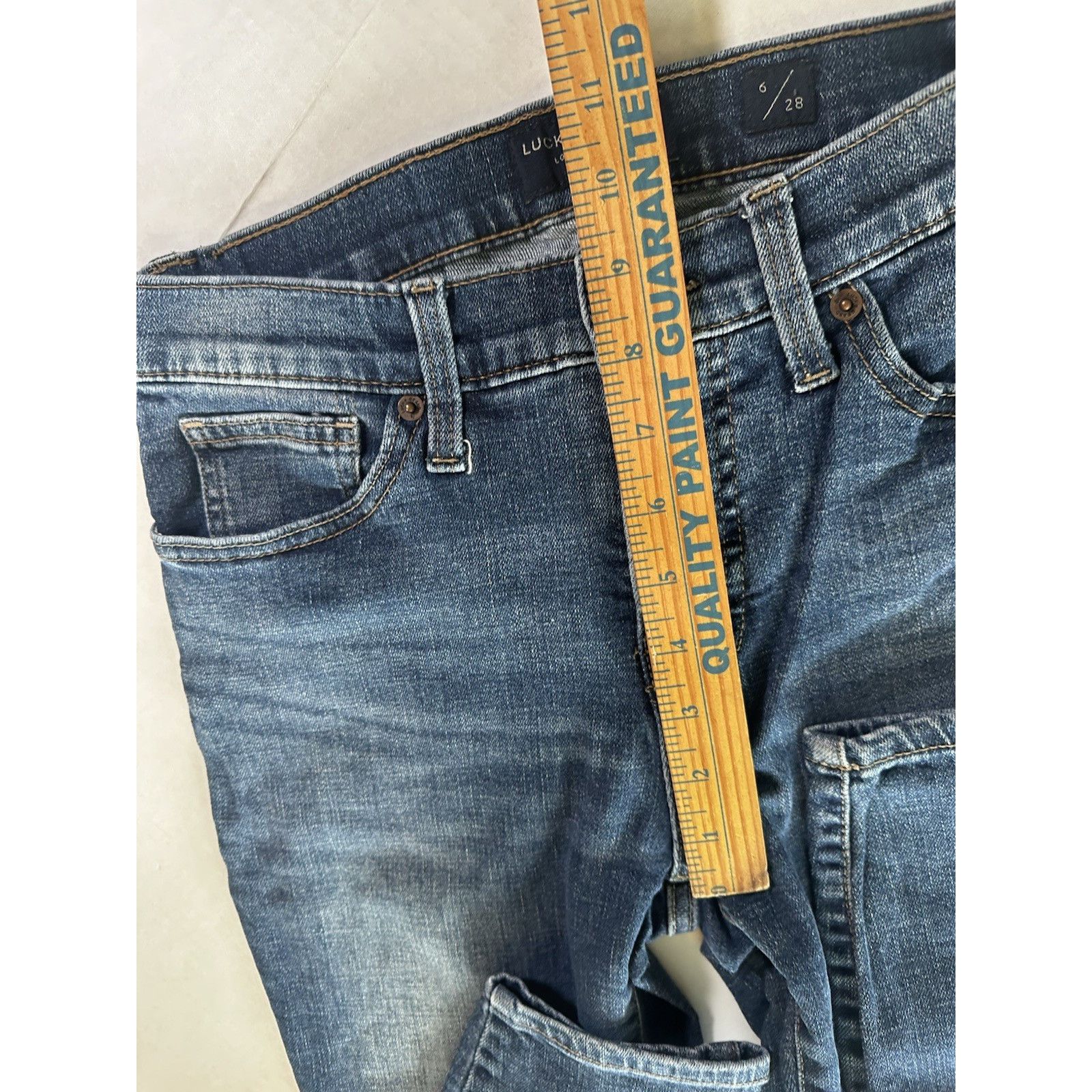 Lucky Brand Lucky Brand Jeans Mid Rise Crop AVA 6/28 Blue Streetwear Size 28" / US 6 / IT 42 - 11 Thumbnail