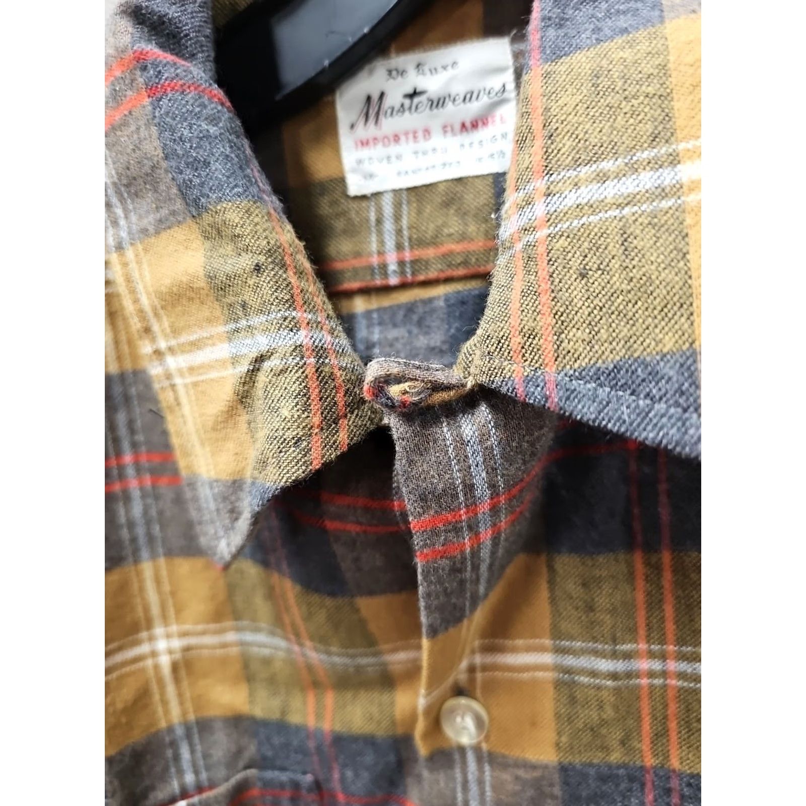 Vintage VINTAGE De Luxe Plaid Shirt Cotton Medium Long Sleeve Button-Up Rockabilly Mens Size US M / EU 48-50 / 2 - 3 Thumbnail