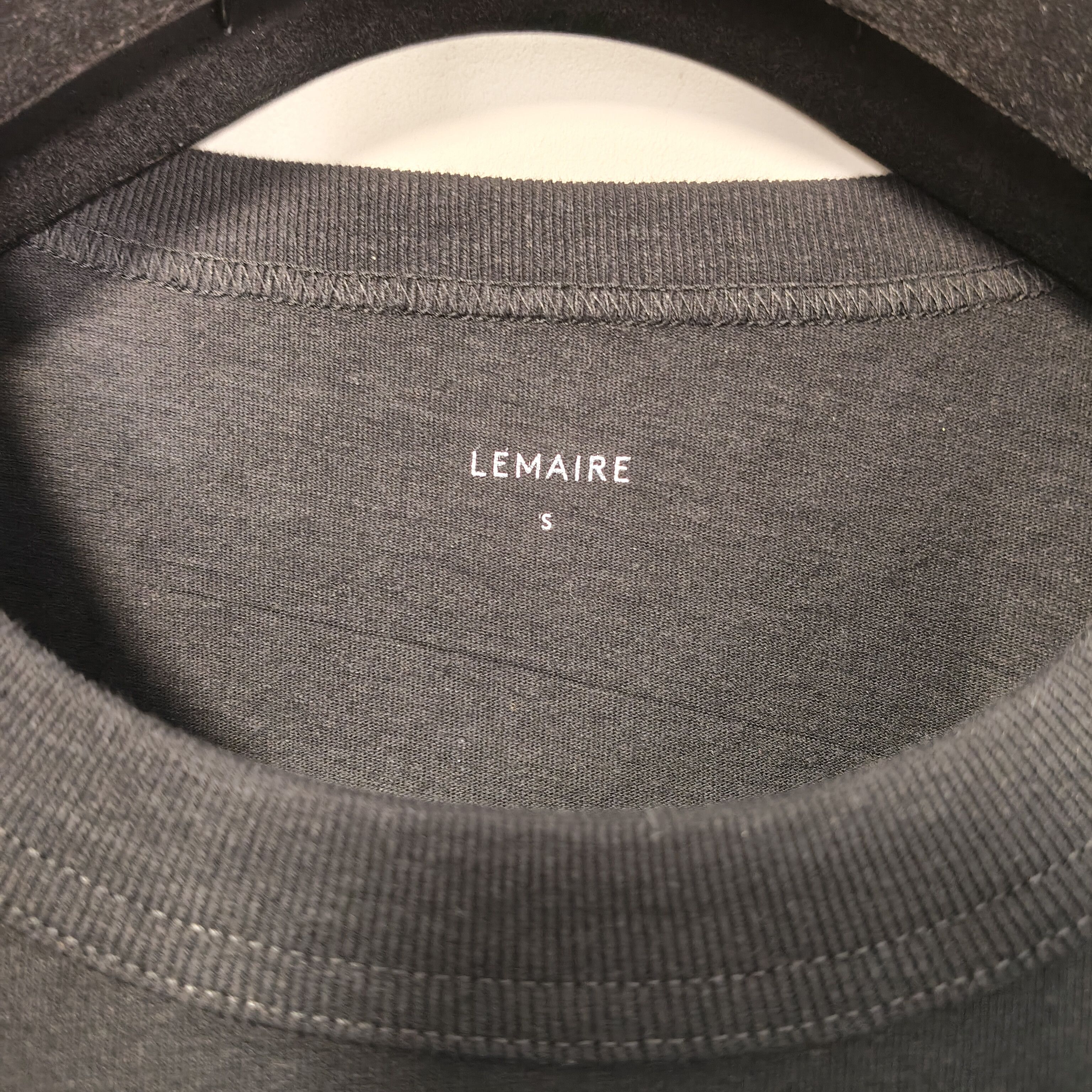 Lemaire Heavy cotton and linen t-shirt Size US S / EU 44-46 / 1 - 3 Thumbnail