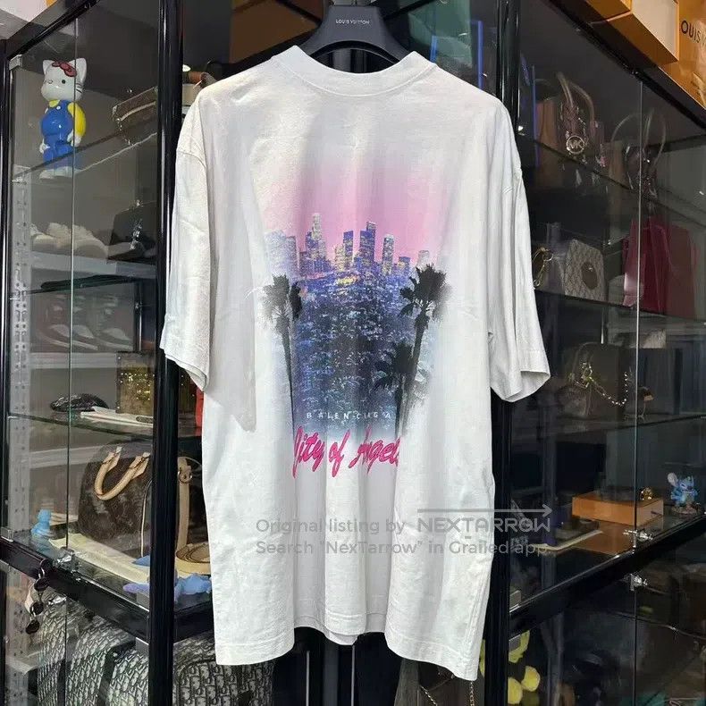 Balenciaga Balenciaga Angel City Pink Finale Short Sleeve Size US M / EU 48-50 / 2 - 1 Thumbnail