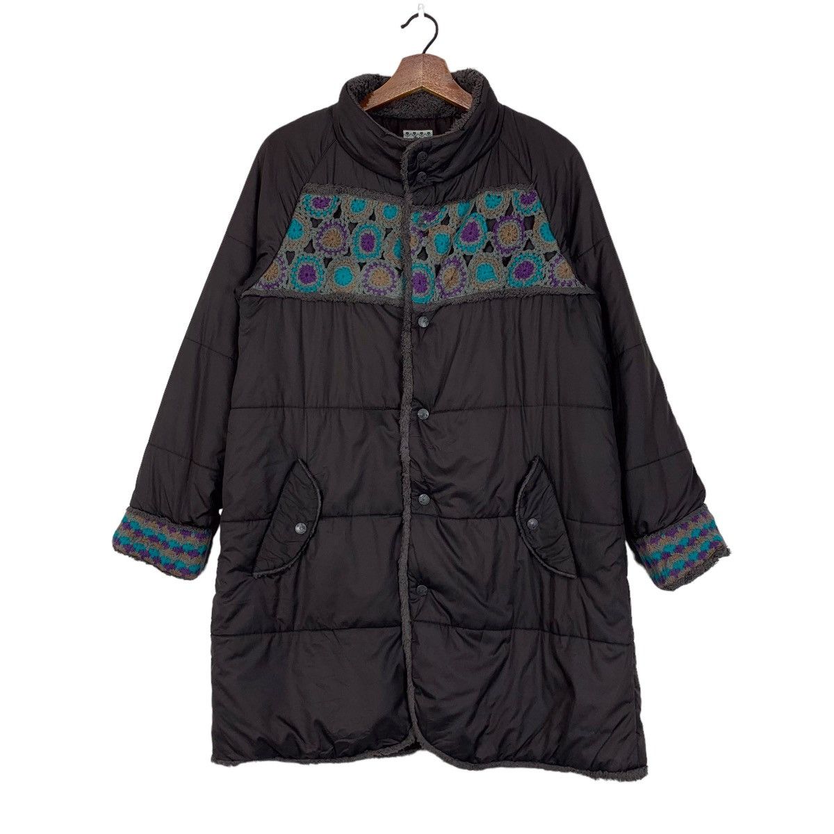 Native × Vintage Vintage Titicaca Native Long Puffer Jacket Size ONE SIZE - 1 Thumbnail