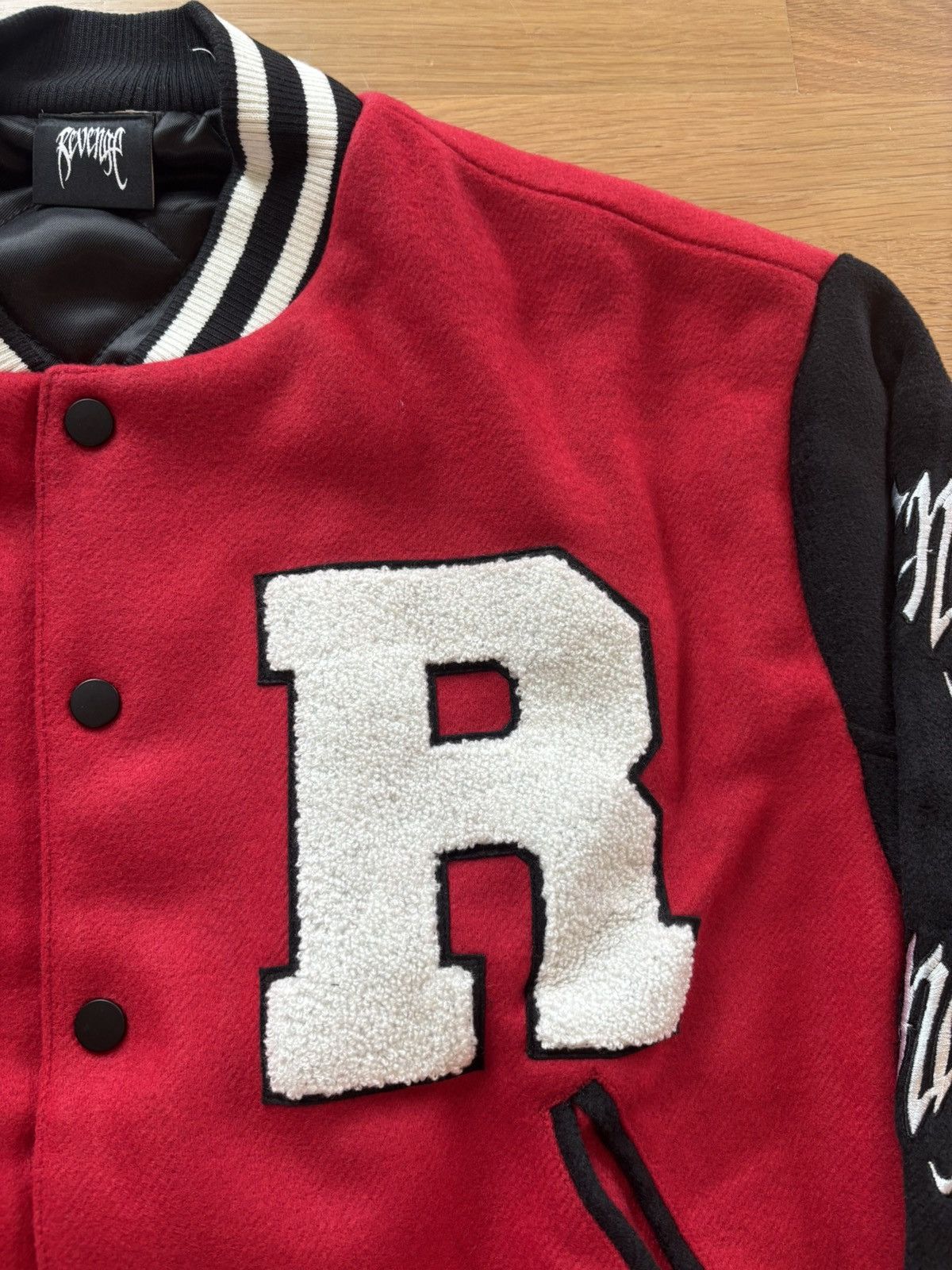 Revenge Revenge Red Varsity Skull Jacket Size US S / EU 44-46 / 1 - 5 Thumbnail