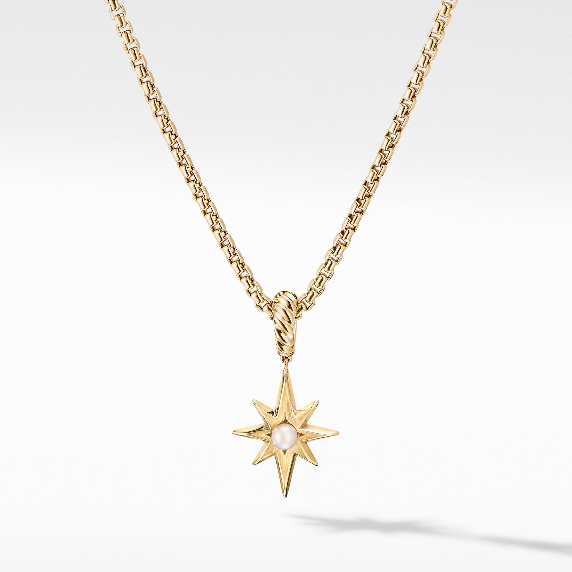 o1w1db11025 D17837D North Star Birthstone Amulet in Golden