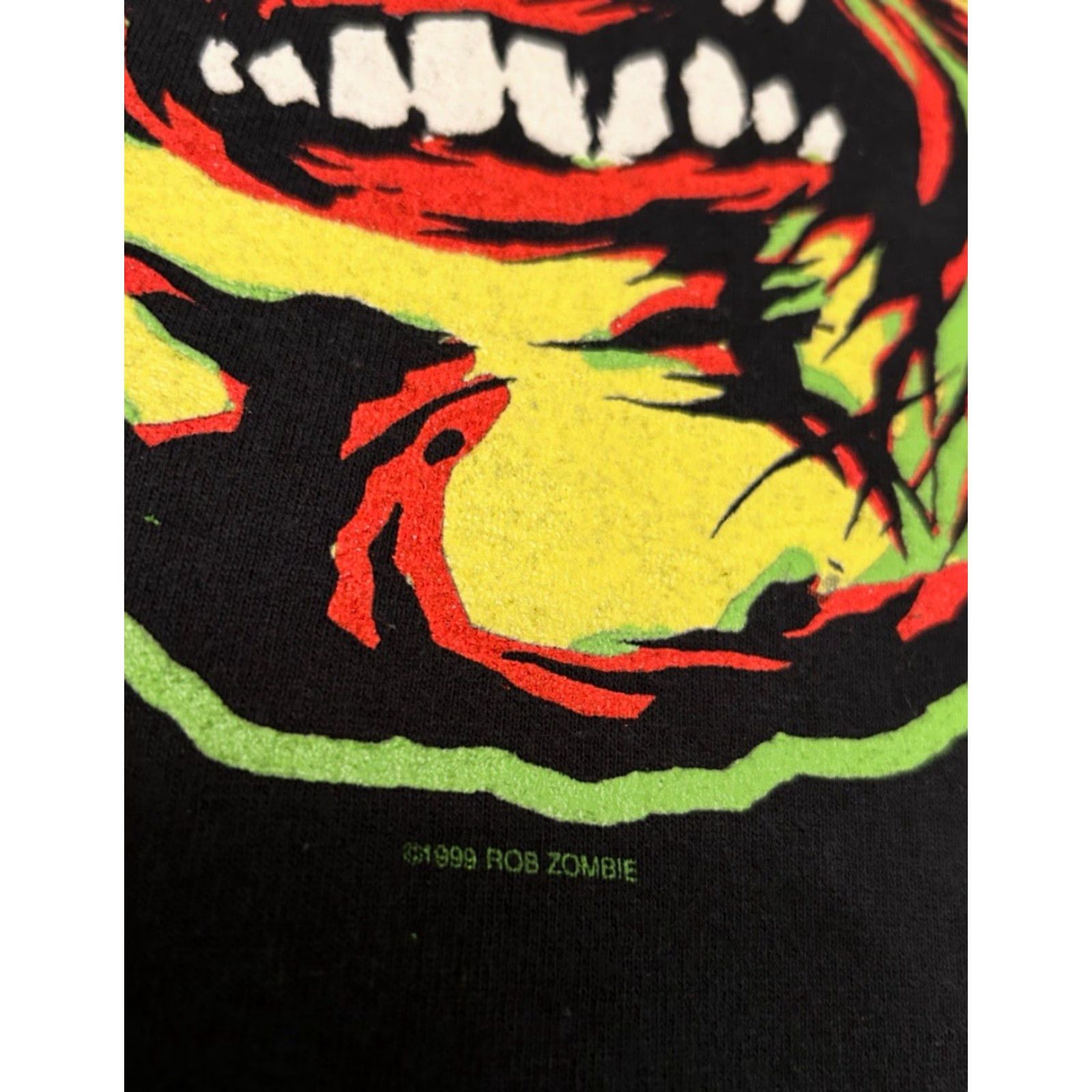Vintage VINTAGE Rob Zombie 1999 Bring Out Your Dead Band Tee Shirt Mens XL Black Short Sleeve VTG 90s Band Tee Rock Horror Metal Modern Size US XL / EU 56 / 4 - 4 Thumbnail