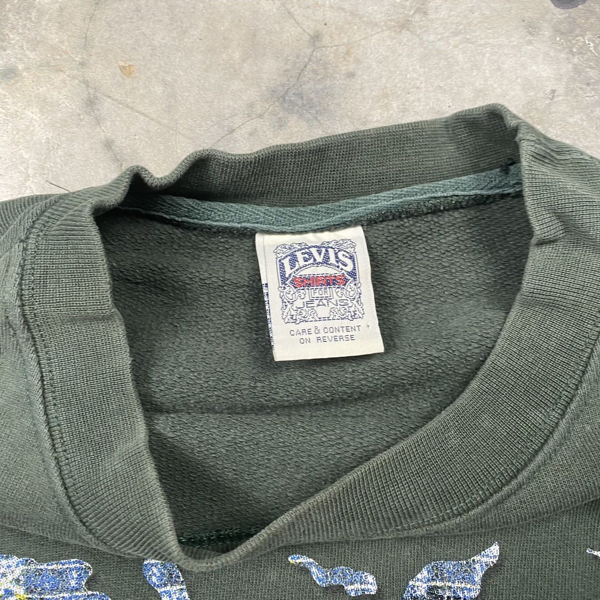 Levi's × Levi's Vintage Clothing × Vintage Rare Levis Distressed Boxy Crewneck Size US M / EU 48-50 / 2 - 7 Thumbnail
