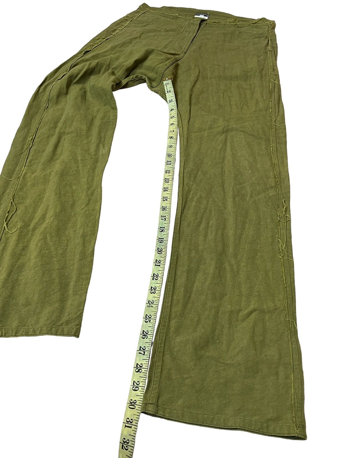 Marc Le Bihan MARC LE BIHAN GREEN OLIVE MADE IN FRANCE PANT Size US 30 / EU 46 - 14 Thumbnail