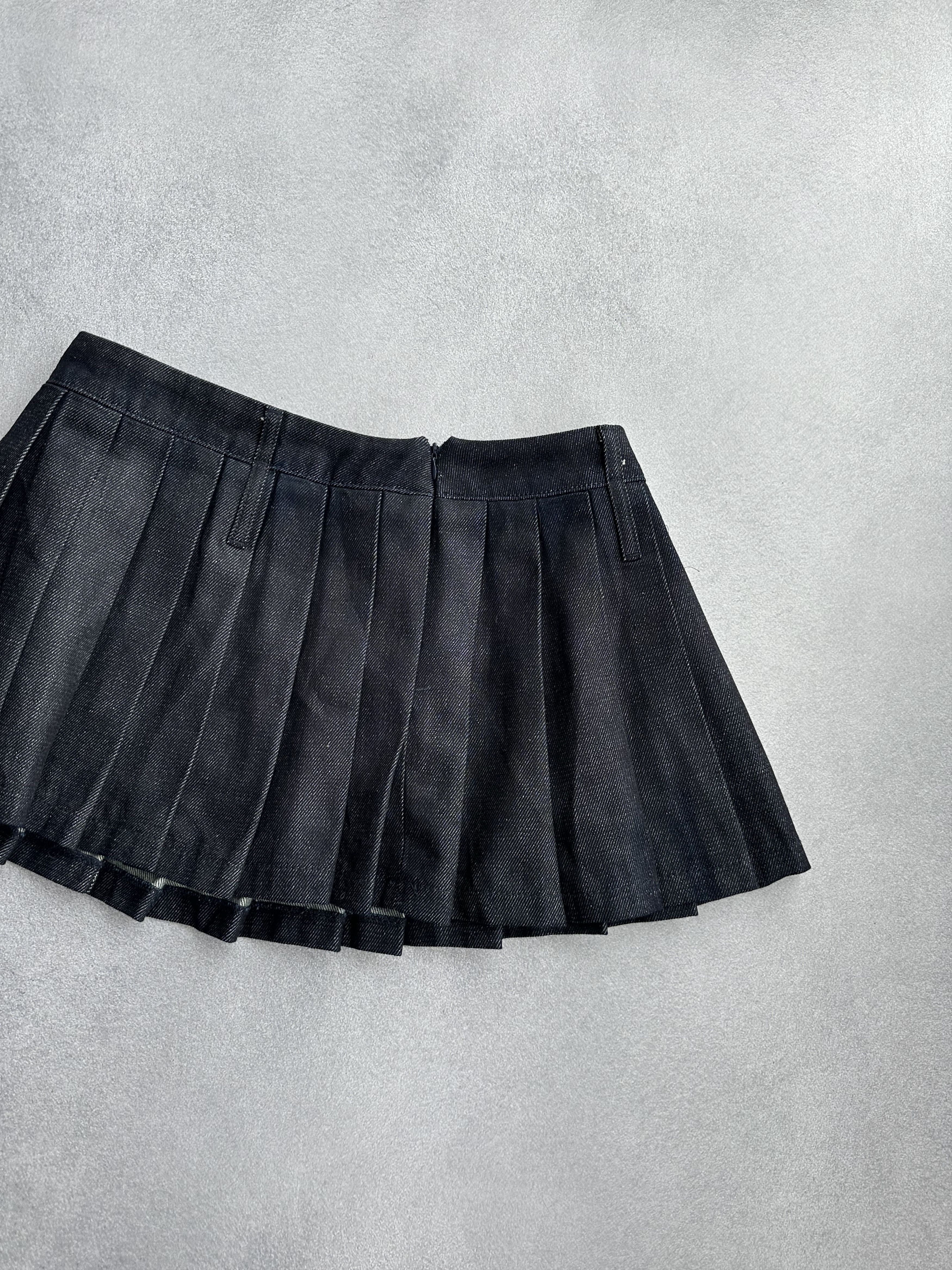 Japanese Brand × Vintage The Frankie Shop Woman Mini Navy Skirt Size 30" / US 8 / IT 44 - 6 Thumbnail