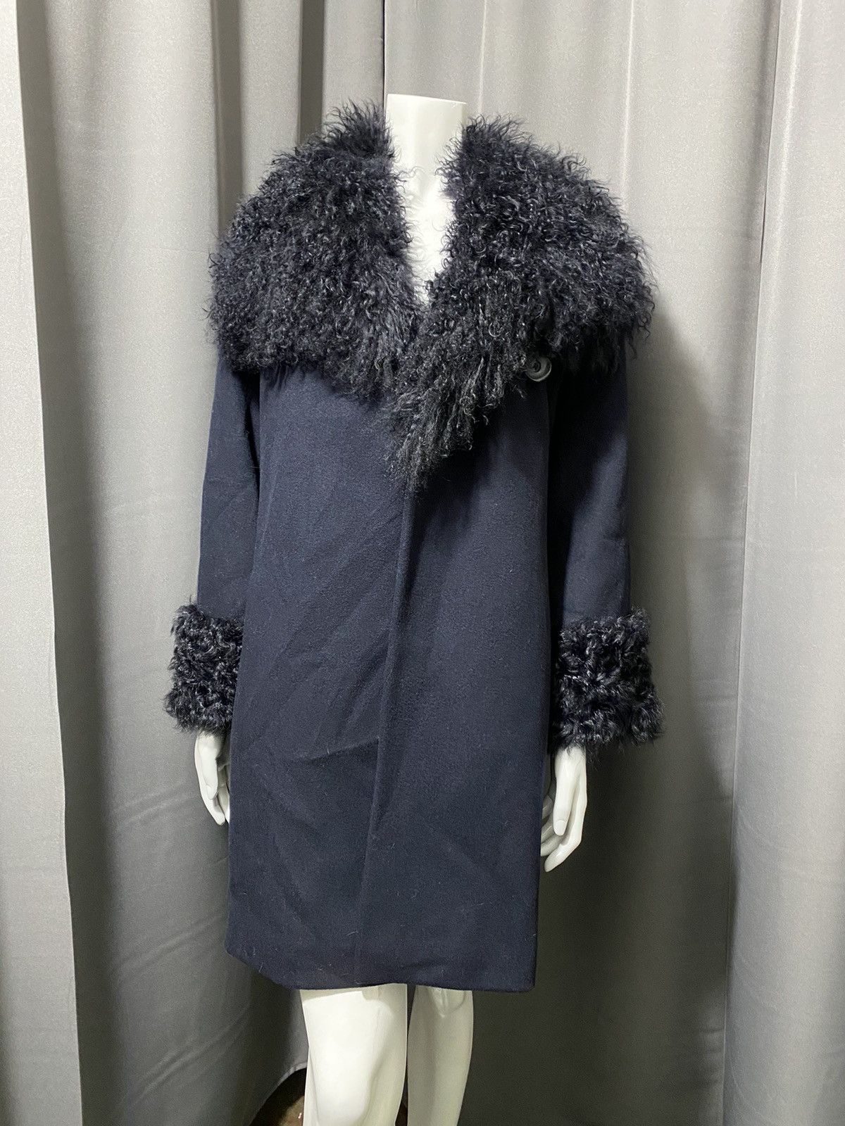 Other Et dieu Crea La femme Fur Wool Coat Size US M / EU 48-50 / 2 - 14 Thumbnail