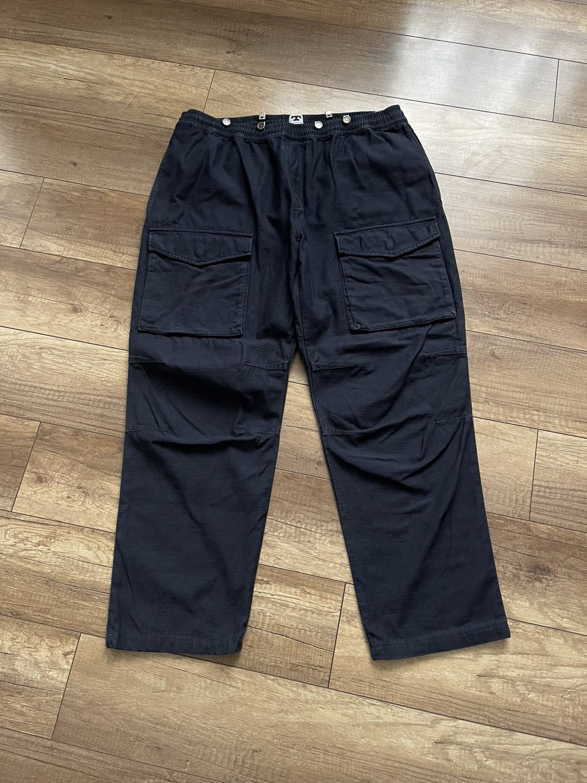 Tellason Tellason Sateen Navy Cargo Pants Size US 38 / EU 54 - 2 Thumbnail