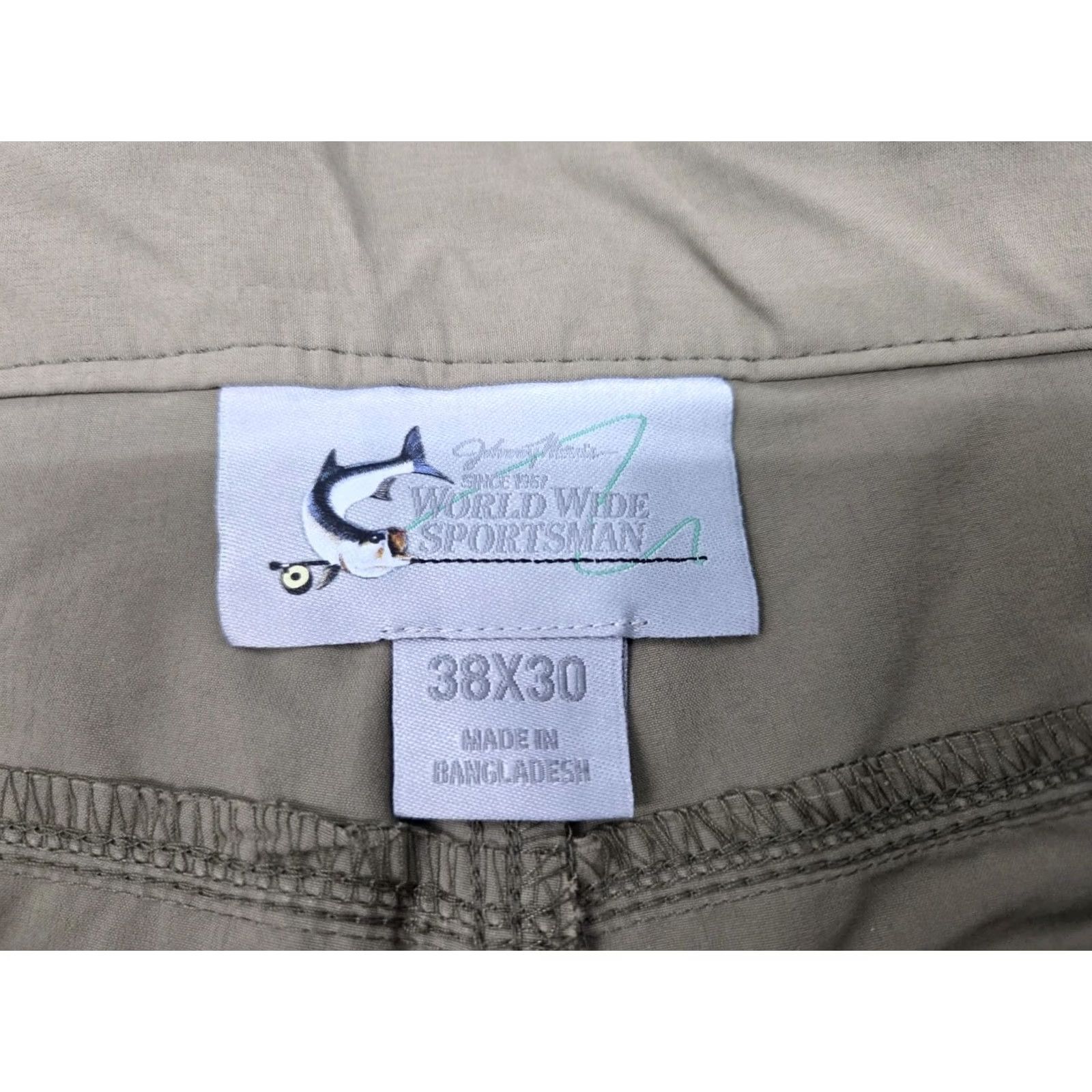 Vintage NWT World Wide Sportsman Fallen Rock Ultimate Convertible Beige Pants 38 #8670 Size US 38 / EU 54 - 5 Thumbnail