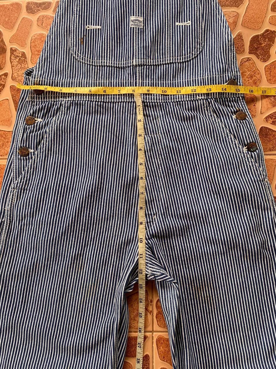 Big John × Vintage Vintage Hikory Railroad Overall By Big John Size US 31 - 5 Thumbnail