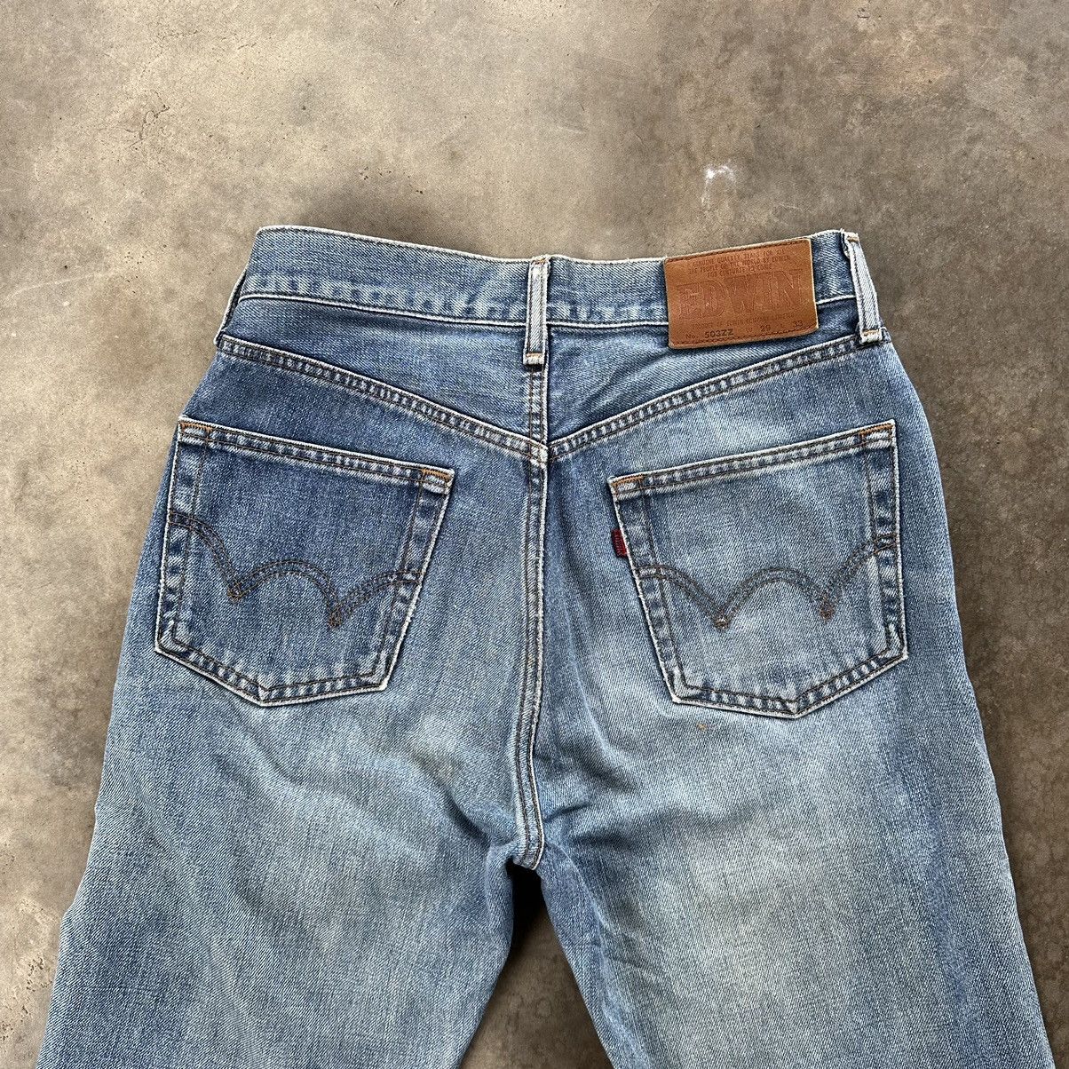 Edwin Vintage Edwin Faded Distressed Denim Jean Pant W28 Size US 28 / EU 44 - 12 Thumbnail