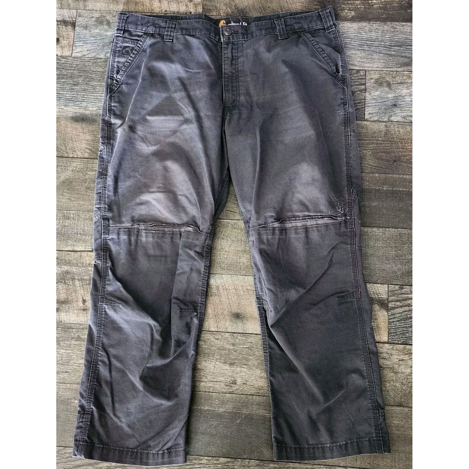 Carhartt Carhartt Full Swing Duck Cryder Pants Mens 42x30 Gray Carpenter Workwear 101709 Size US 42 / EU 58 - 2 Thumbnail