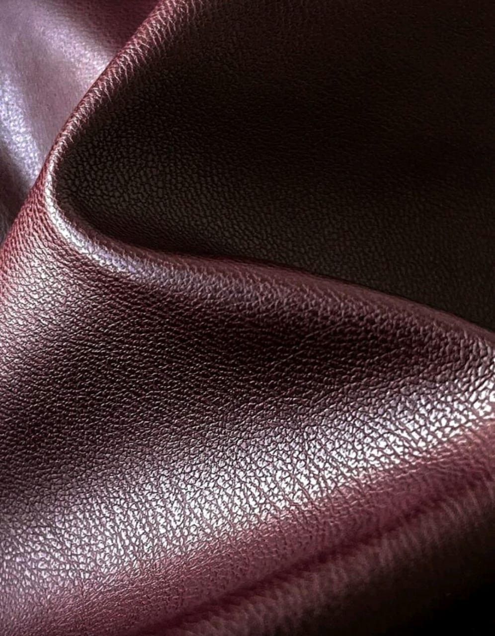 Other Women’s Burgundy Faux Leather Biker Jacket 🍷🔥 Size M / US 6-8 / IT 42-44 - 7 Thumbnail