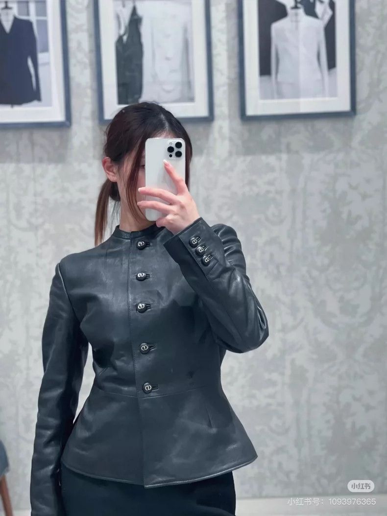 Dior Dior Classic Fitted Leather Jacket-2506 Size XS / US 0-2 / IT 36-38 - 9 Thumbnail