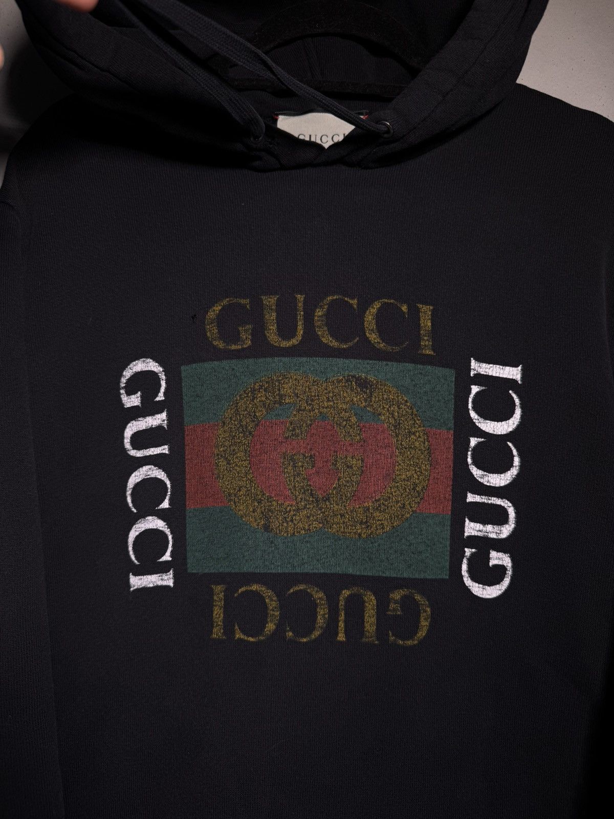 Designer × Gucci Gucci vintage fake logo Hoodie Size US M / EU 48-50 / 2 - 2 Thumbnail