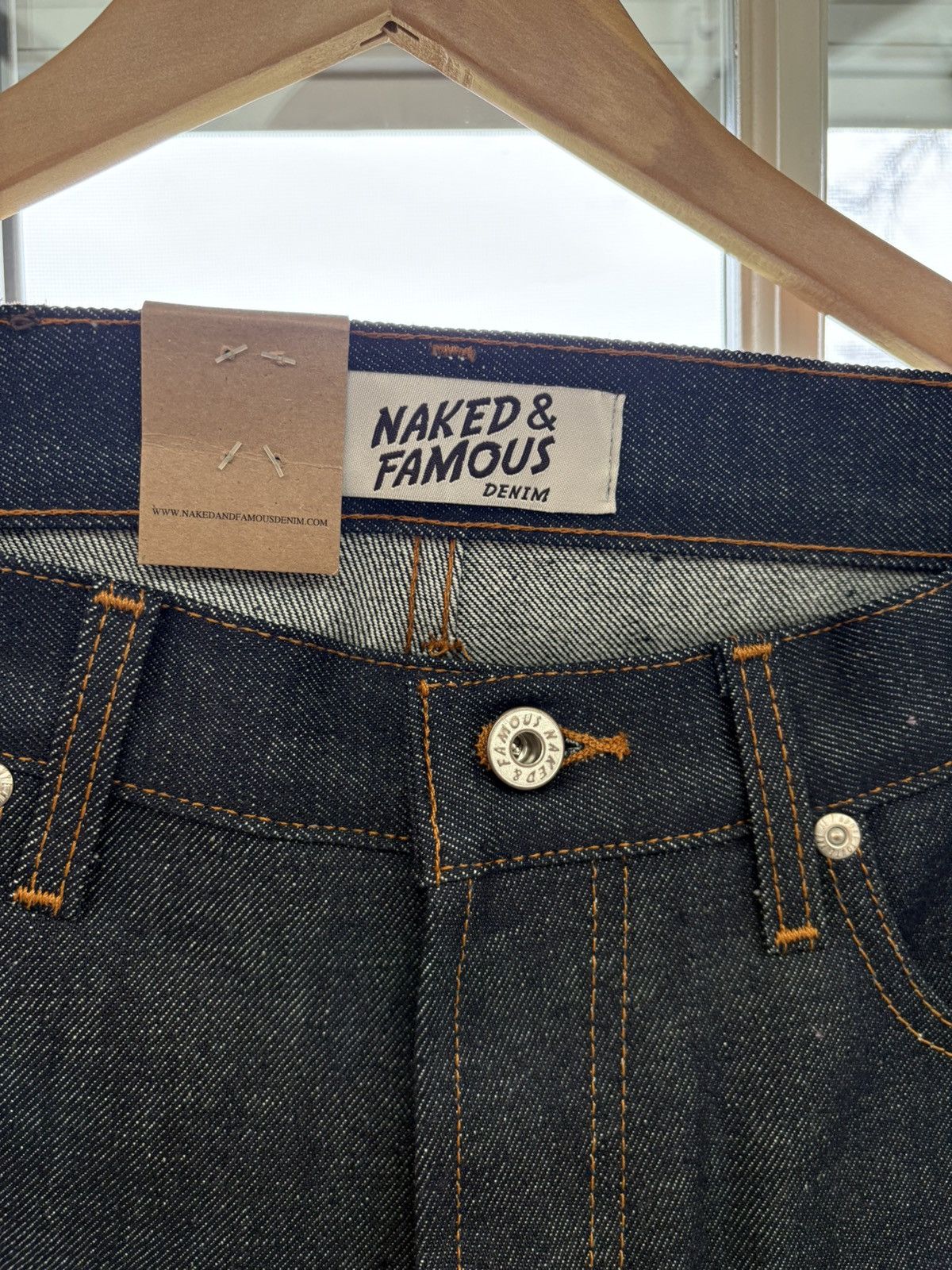Naked & Famous Naked & Famous Raw Dirty Fade Selvedge (NEW) Size US 31 - 2 Thumbnail