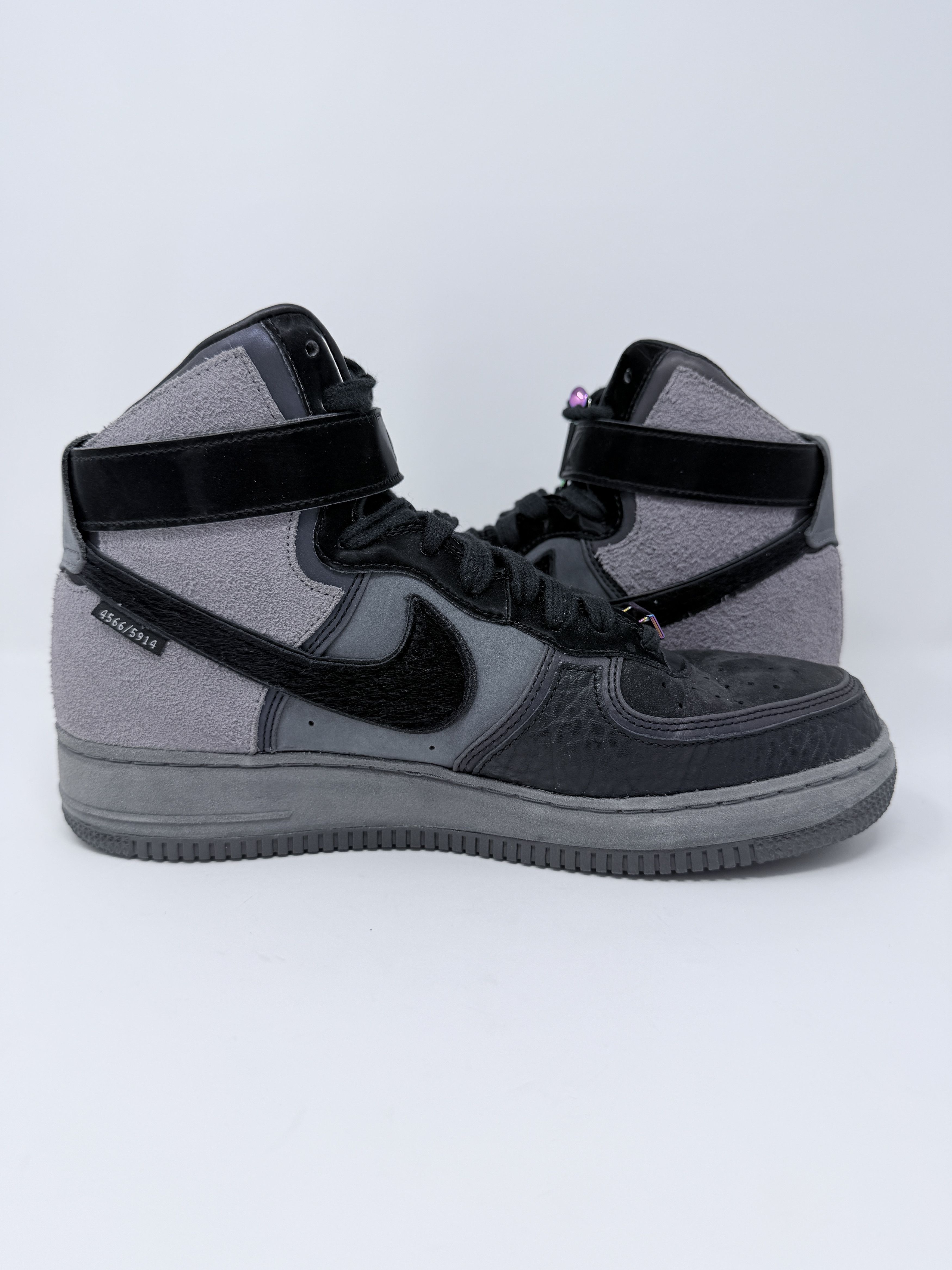 A Ma Maniere × Nike AMM Air Force 1 High Hand Wash Cold Black 4566/5914 Size US 10 / EU 43 - 5 Thumbnail