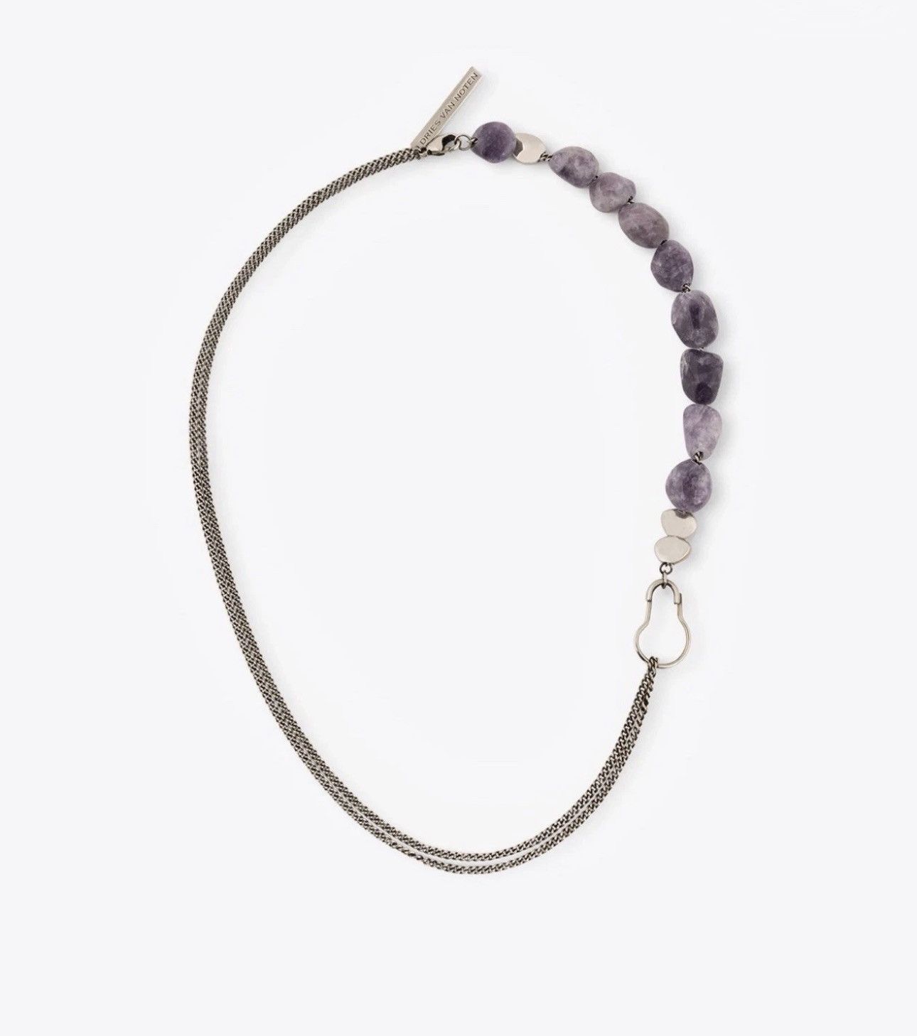 Dries Van Noten Beautiful Amethyst Dries Van Noten Stone Necklace Size ONE SIZE - 2 Thumbnail