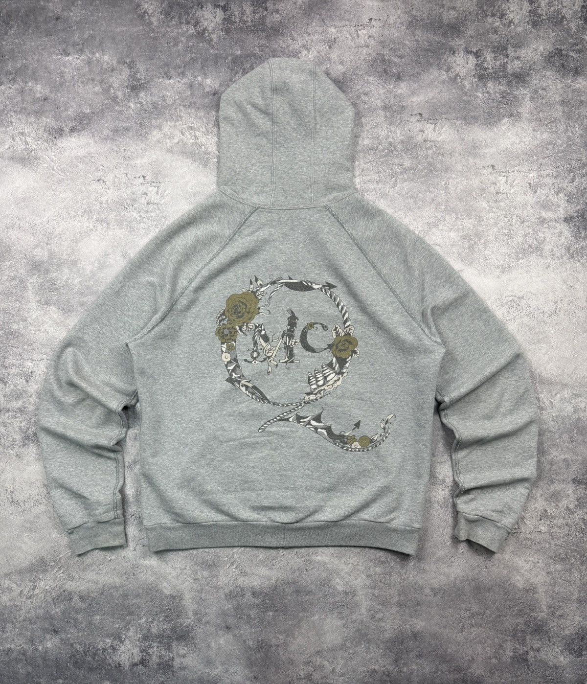 Alexander McQueen Alexander McQueen Grey Zip Up Hoodie Big Logo Authentic Size US XL / EU 56 / 4 - 1 Thumbnail